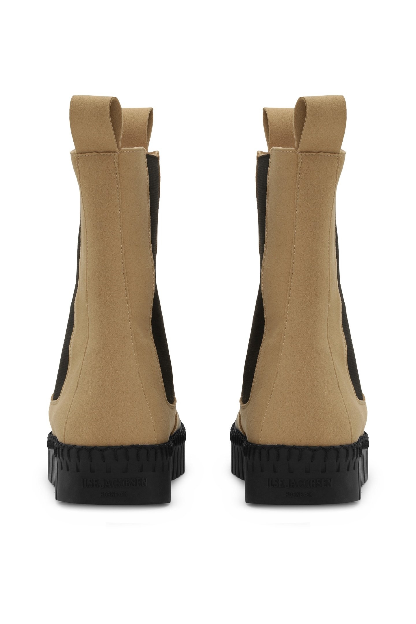 TULIP6298 CHELSEA BOOTS LATTE BLACK 6