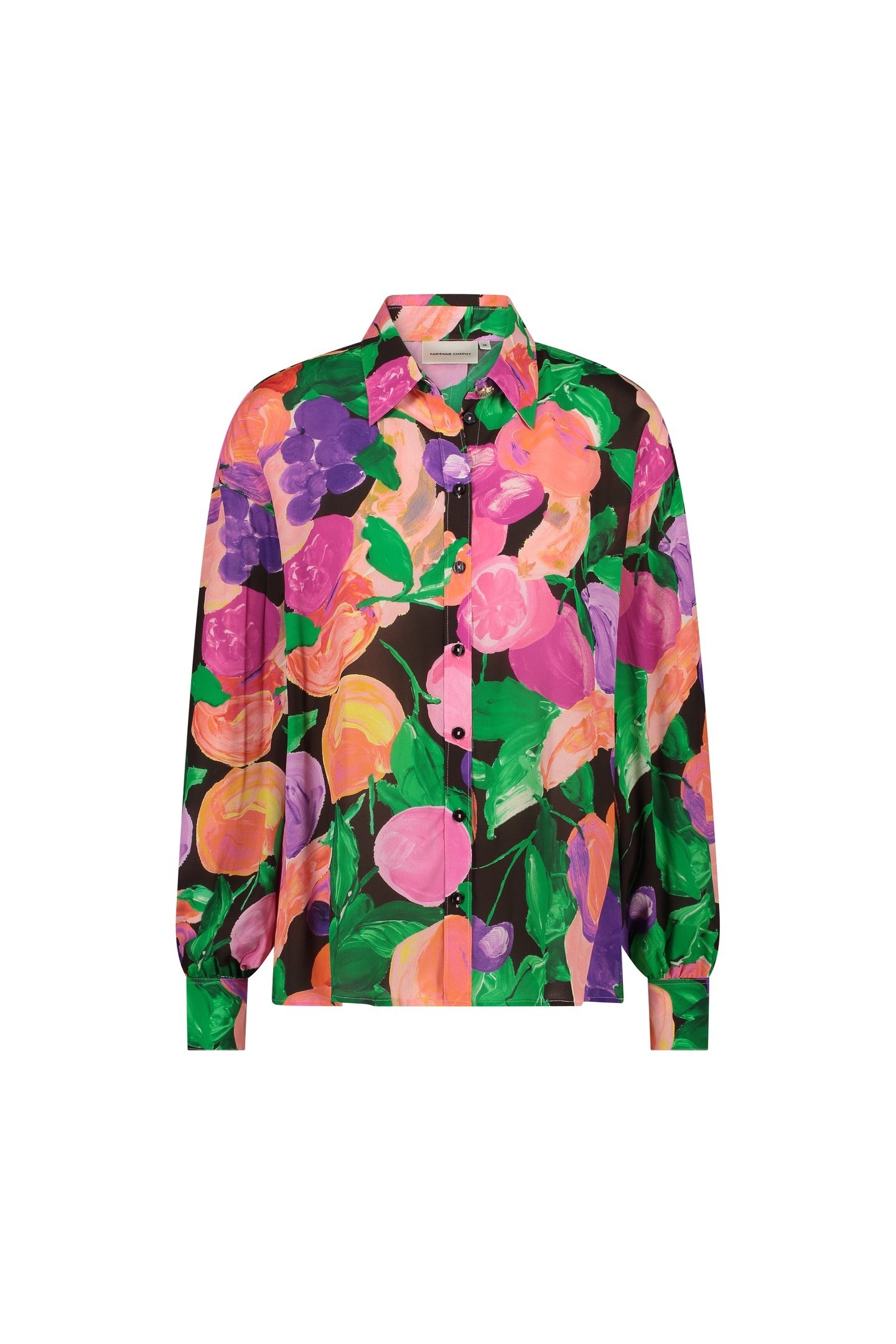 ANOUK BLOUSE RAZZY PINK/GREEN APP 1