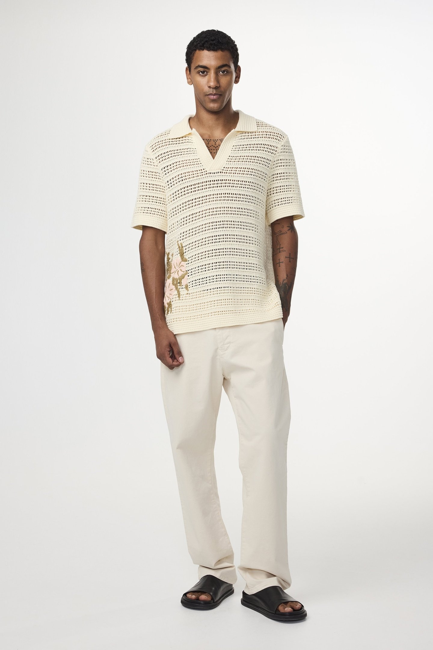 RYAN EMBROIDERY 6636 ECRU 1