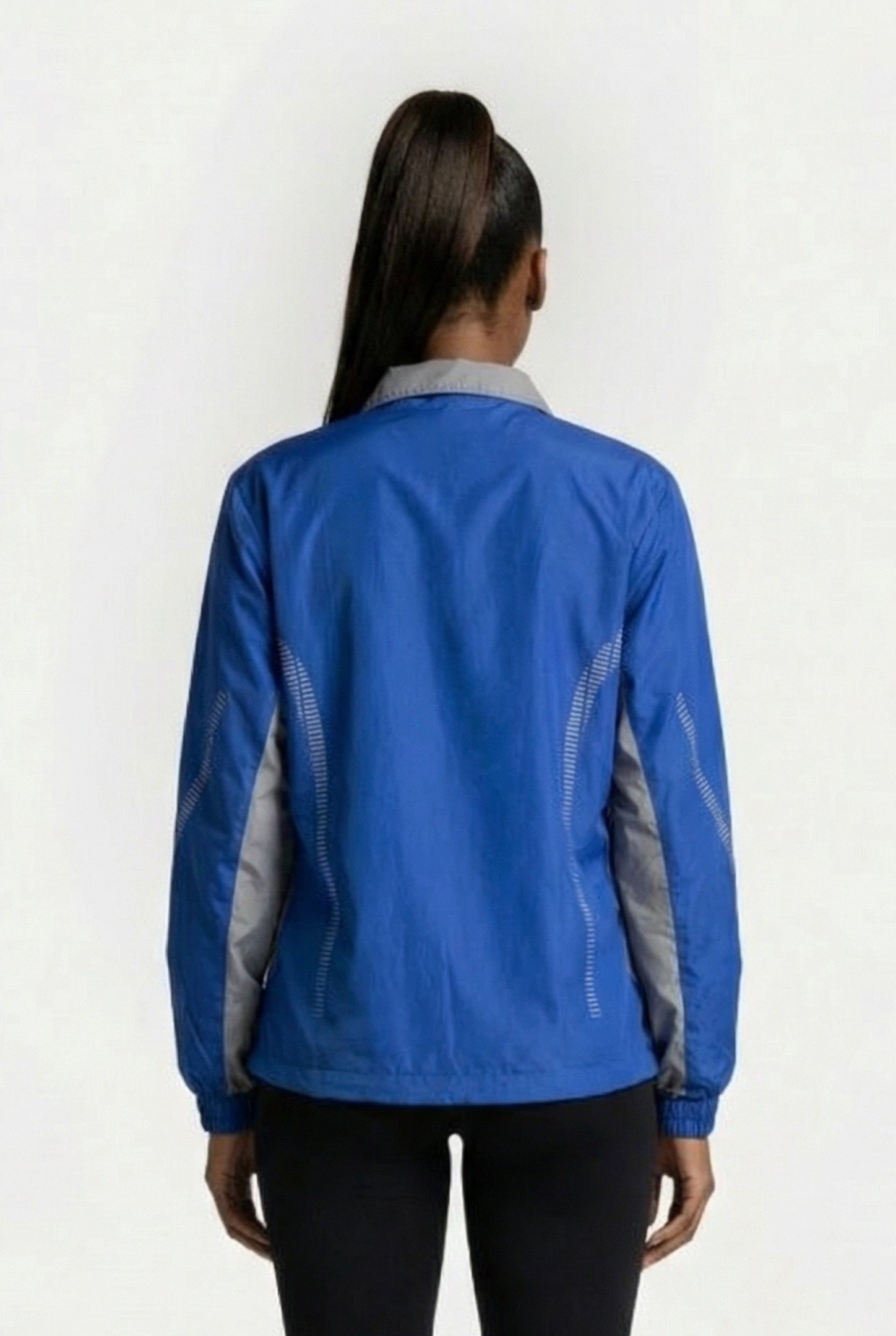 UNISEX TL WARM UP JACKET ROYAL-GREY 3