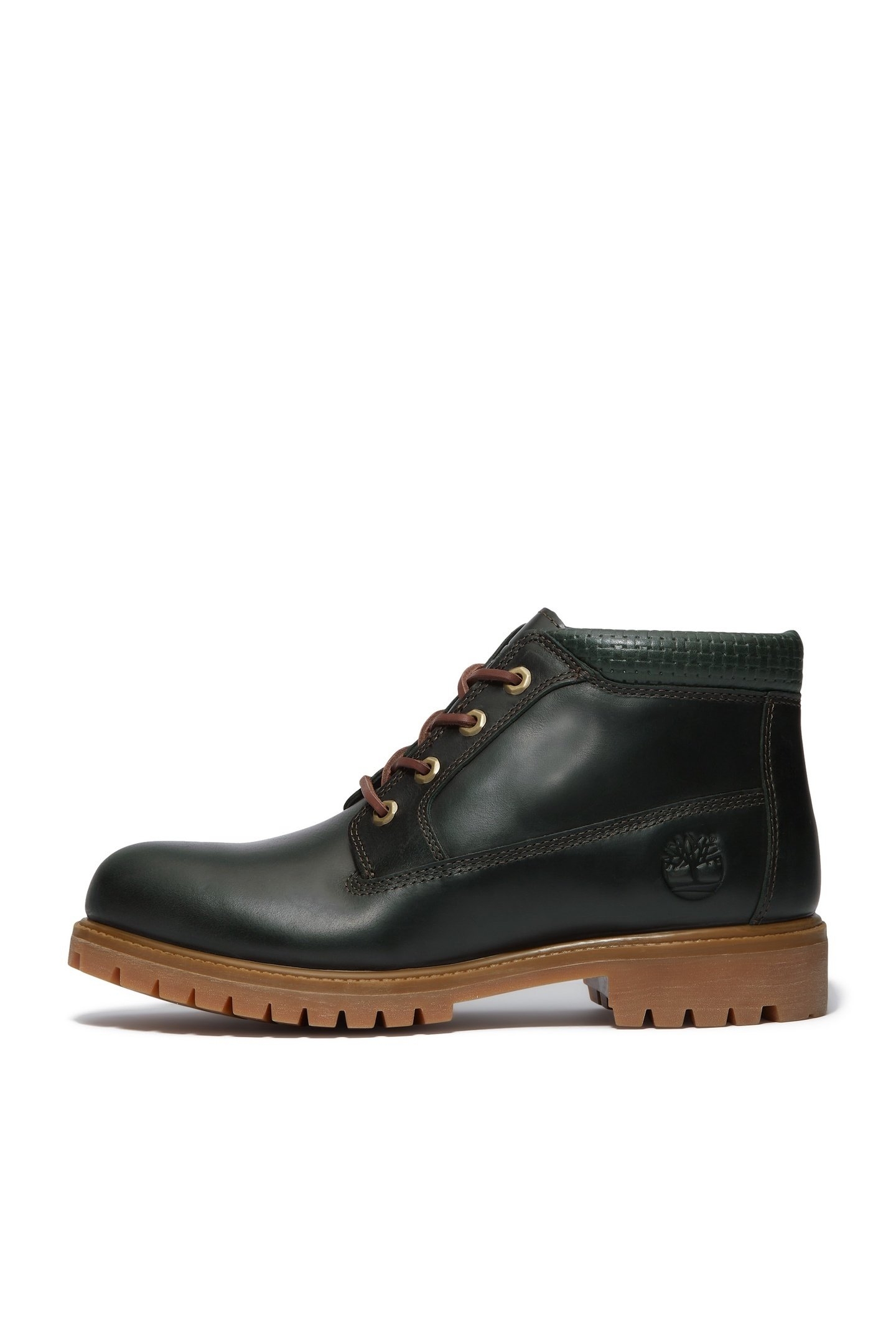 HERITAGE MID LACE UP WATERPROOF CHUKKA BOOT DARK GREEN 6