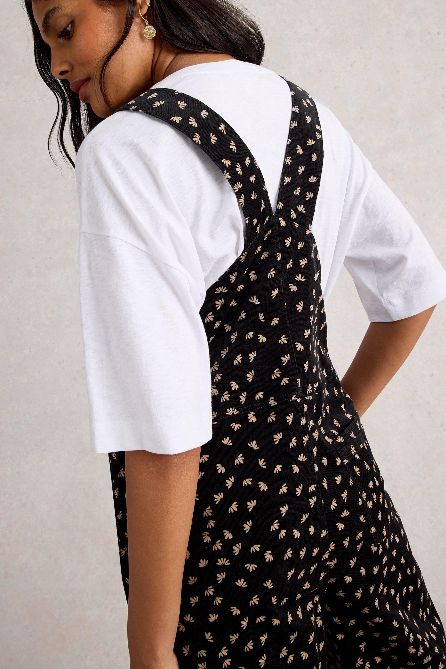 VIOLA CORD DUNGAREE BLACK MULTI 2