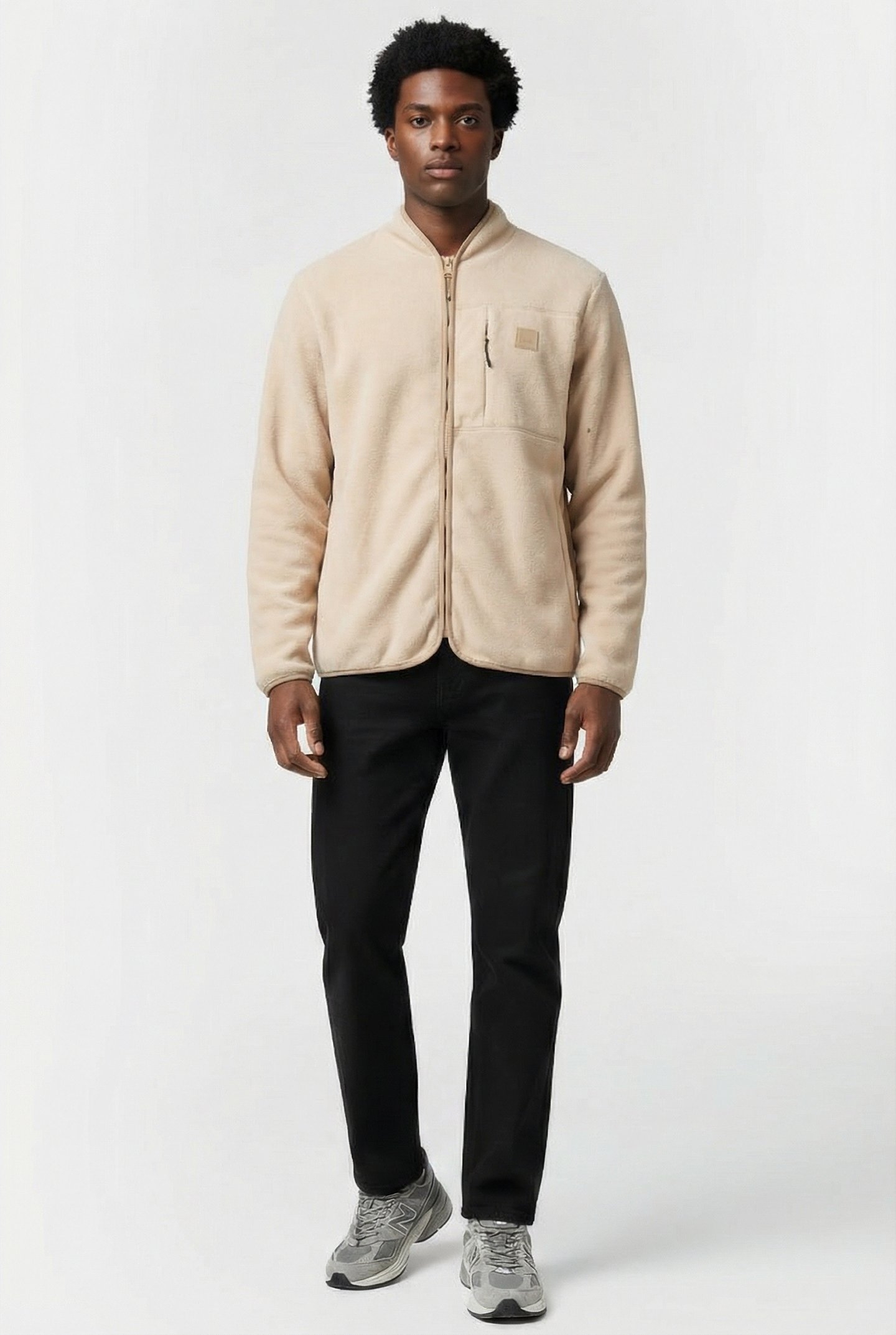 DURBAN FLEECE JACKET T1 SAND UNISEX 4