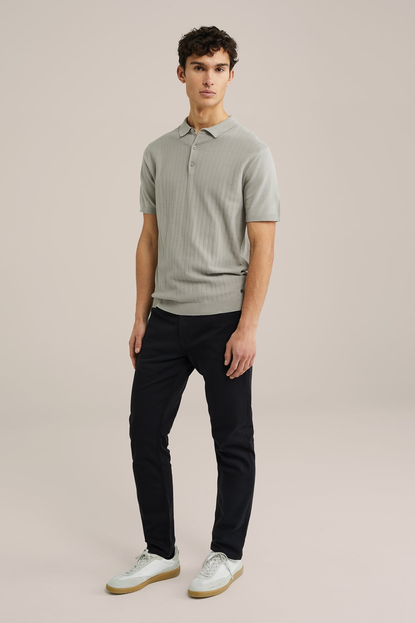 POLO BLENDED LIGHT GREY 1