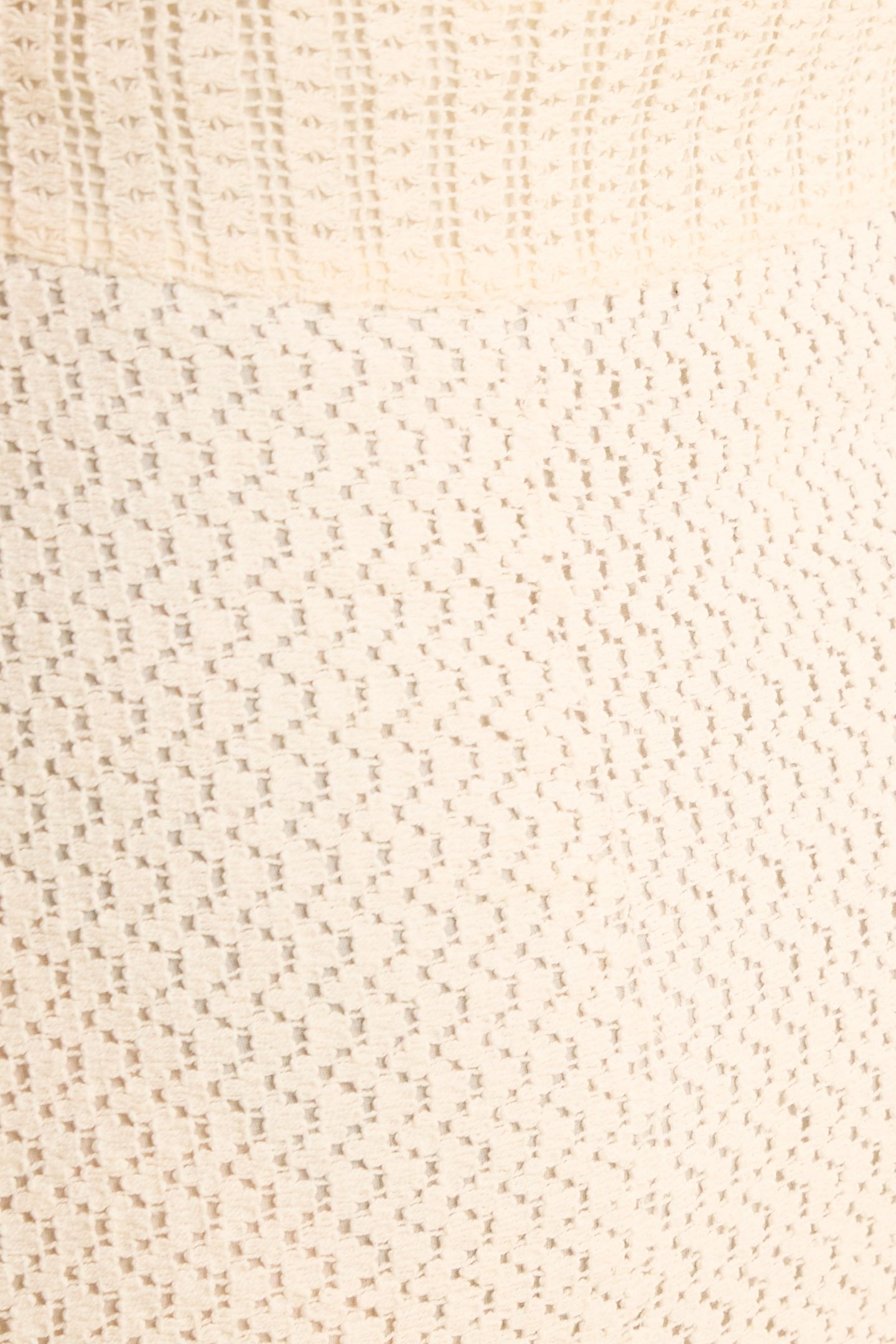 SHORT ECRU LACE SKIRT ECRU 8