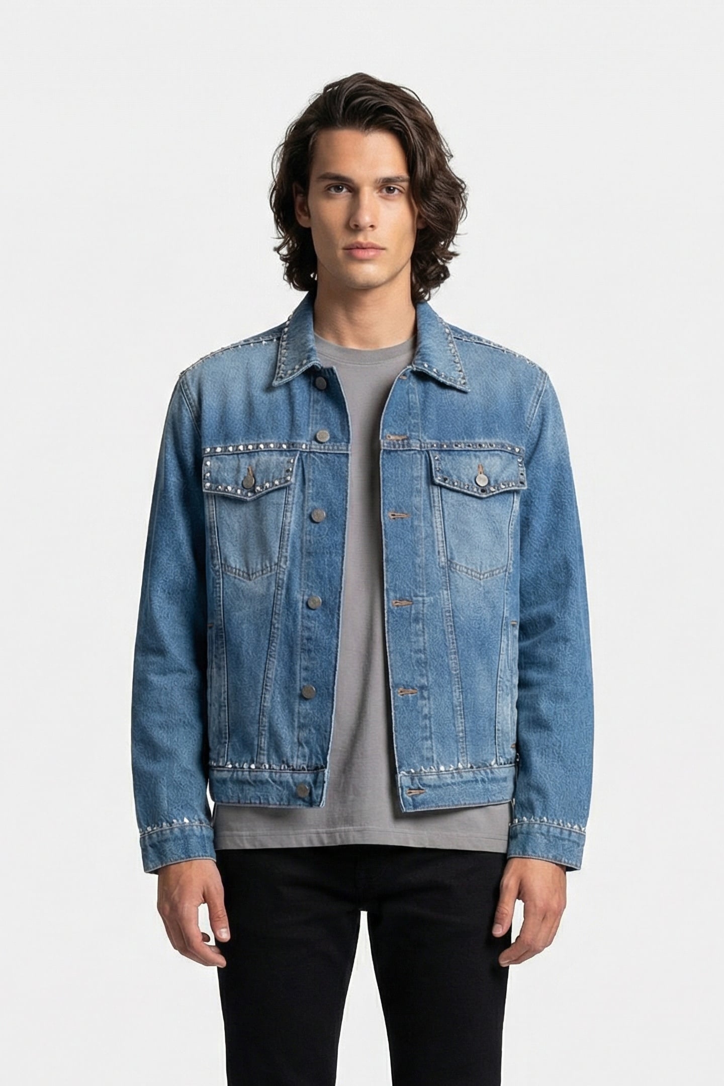 ARTU OUTERWEAR LIGHT BLUE WORN 1