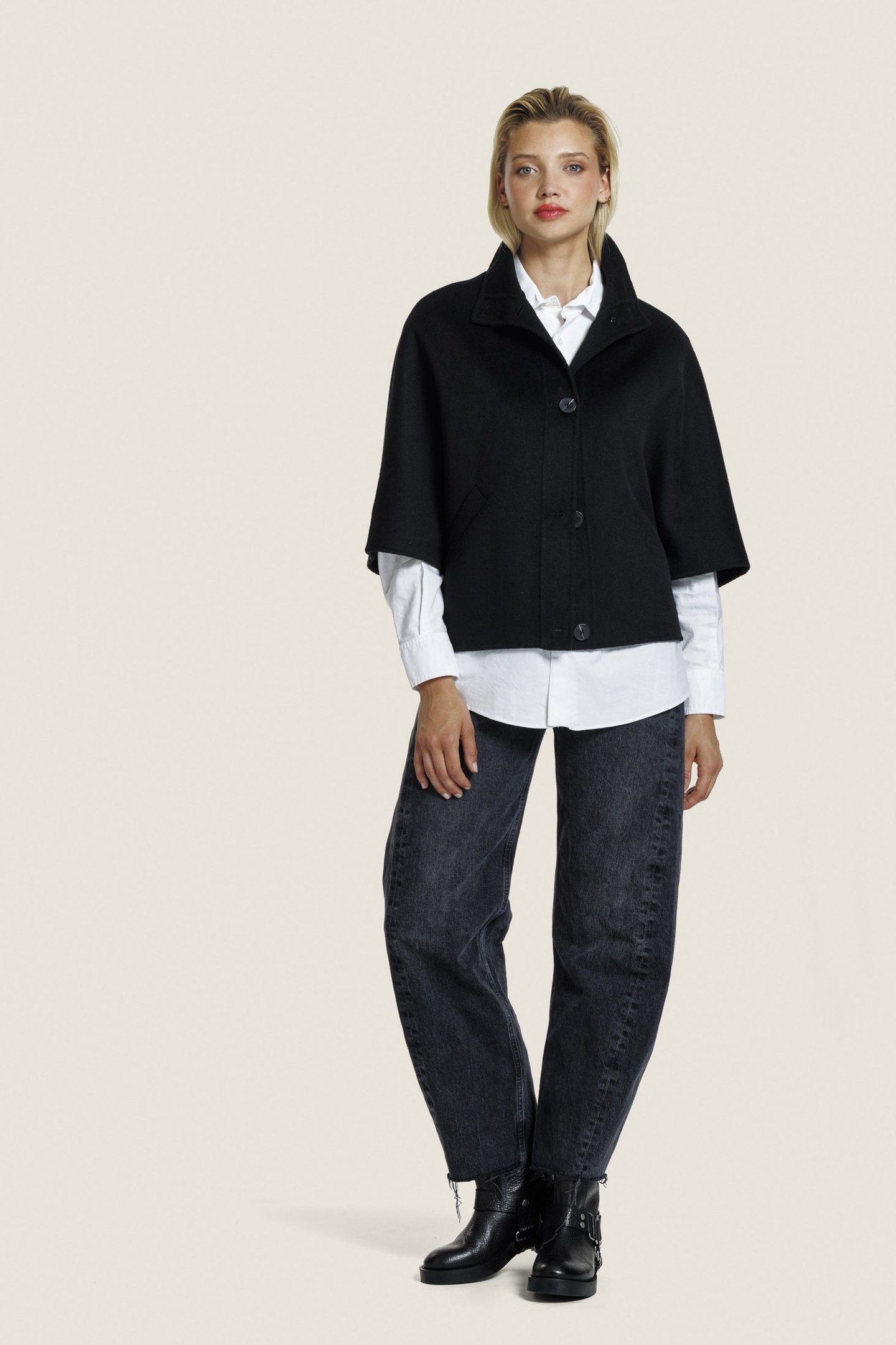 LIV WOOL JACKET BLACK 1