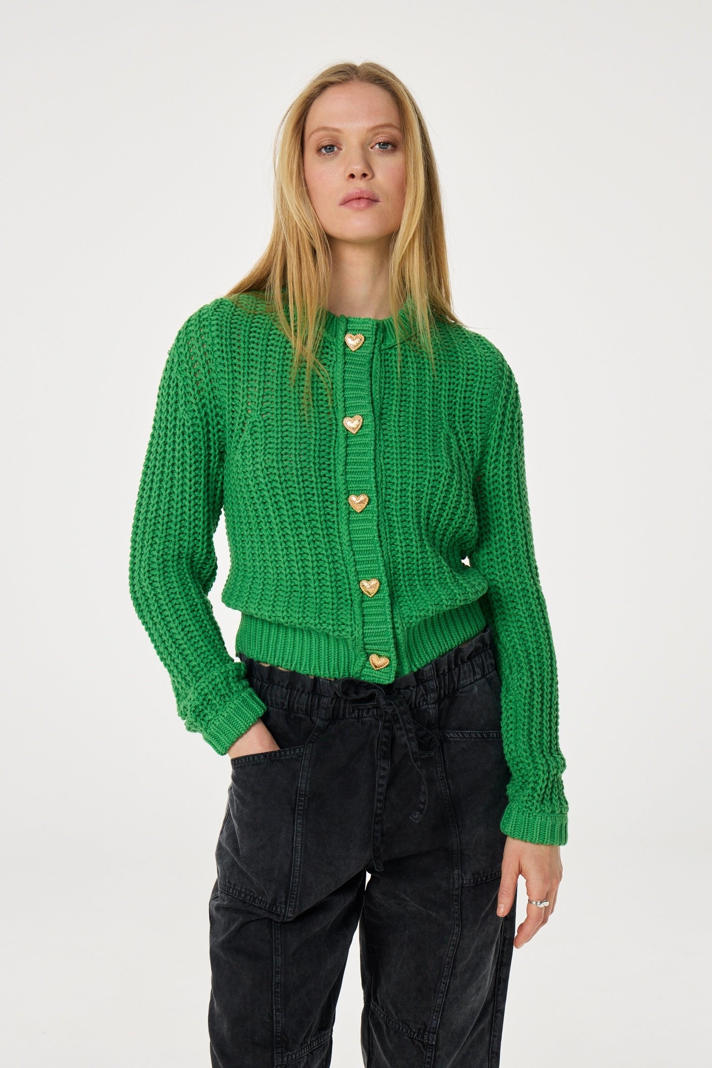 SUN CARDIGAN GREEN GLIMMER 2