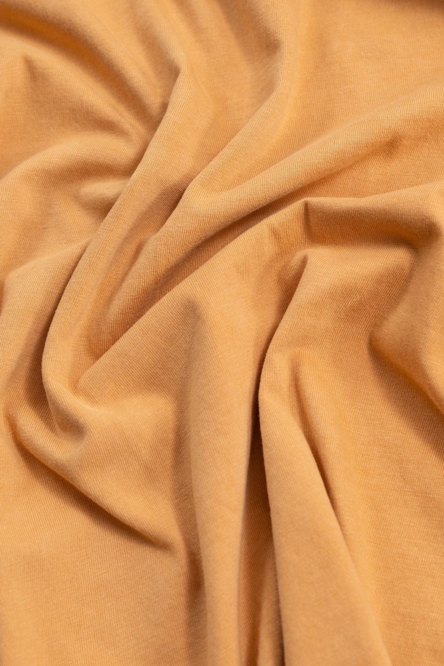 FADED-LOOK TURMERIC ORGANIC COTTON T-SHIRT 6