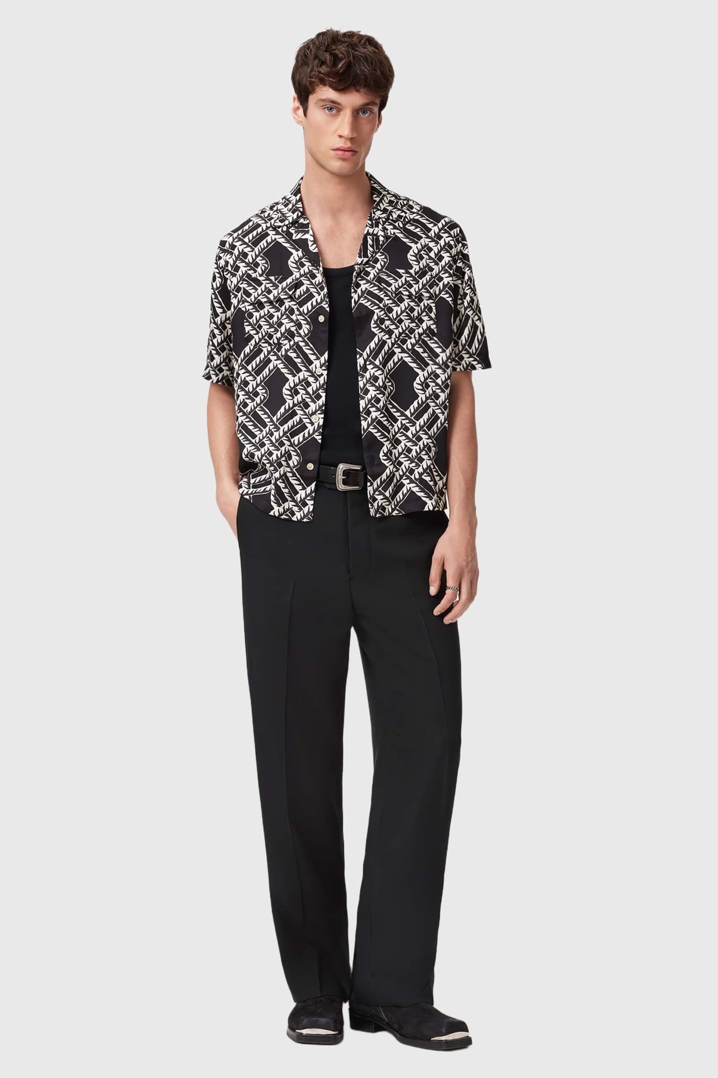 TWINED SS SHIRT JET BLACK 2