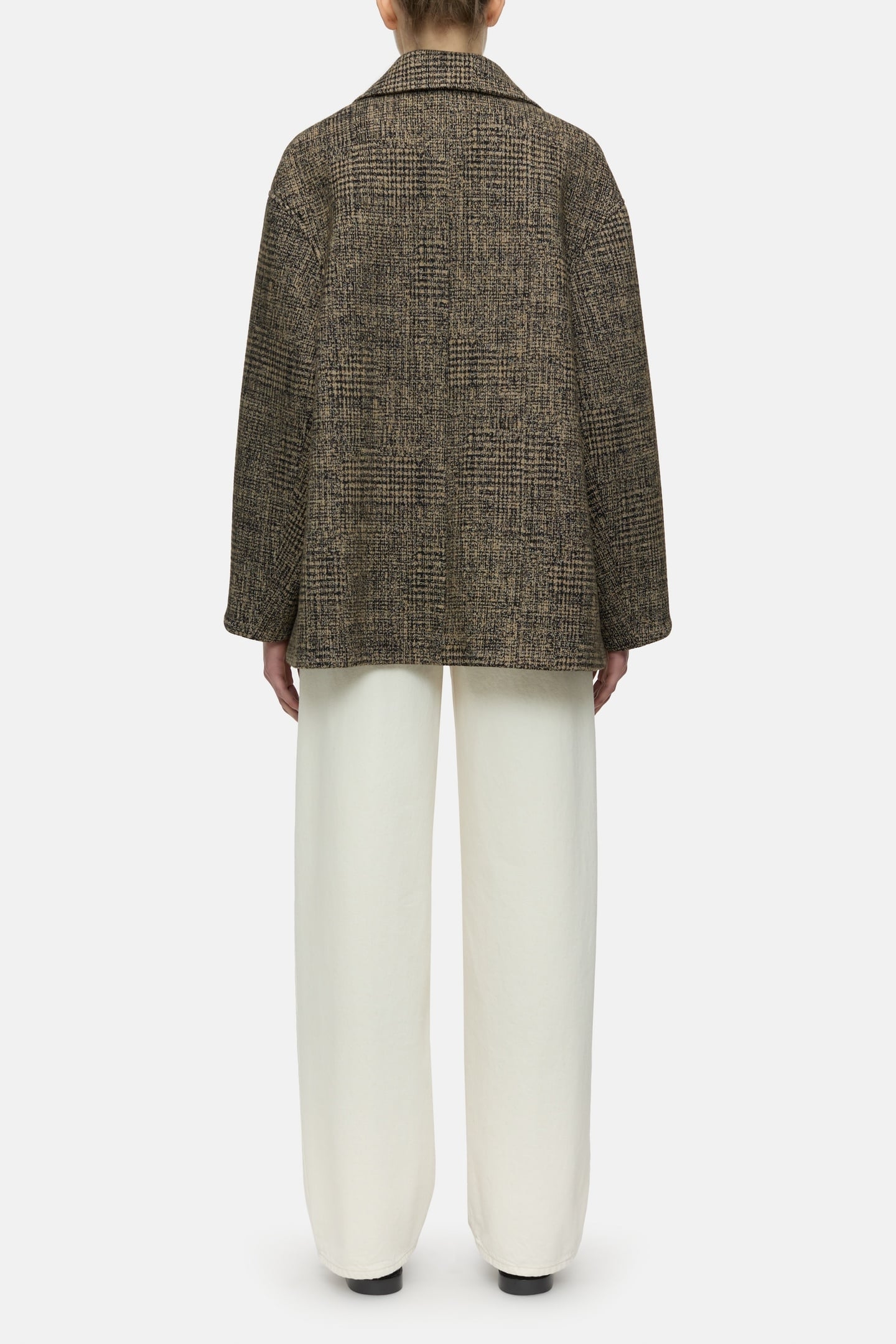 DOUBLE BREASTED COAT BISCOTTI BROWN 4