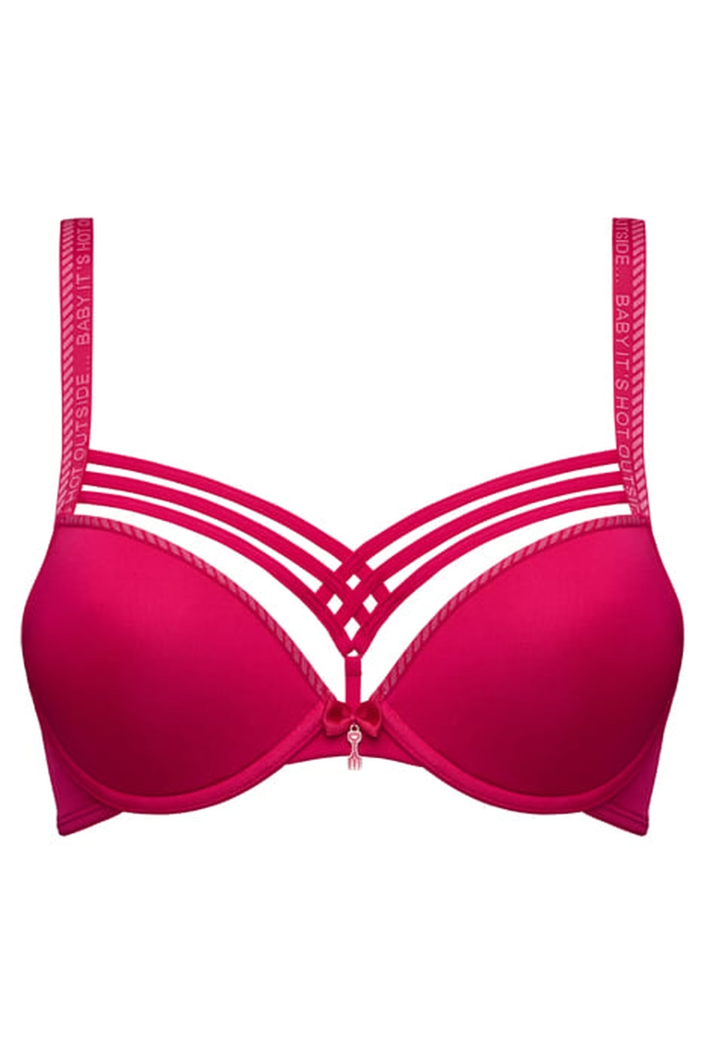 DAME DE PARIS AZALEA RED PUSH UP BRA 3