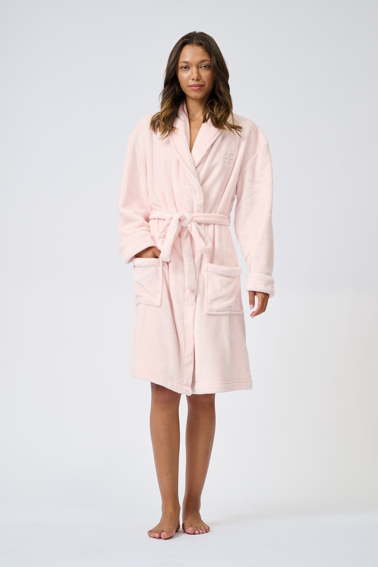 RACHEL 1PK DRESSING GOWN PINK DOGWOOD 1