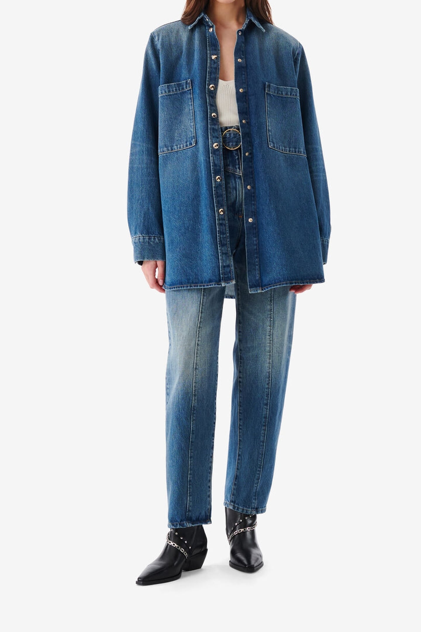 PAMPELO SHIRT MID BLUE USED 2