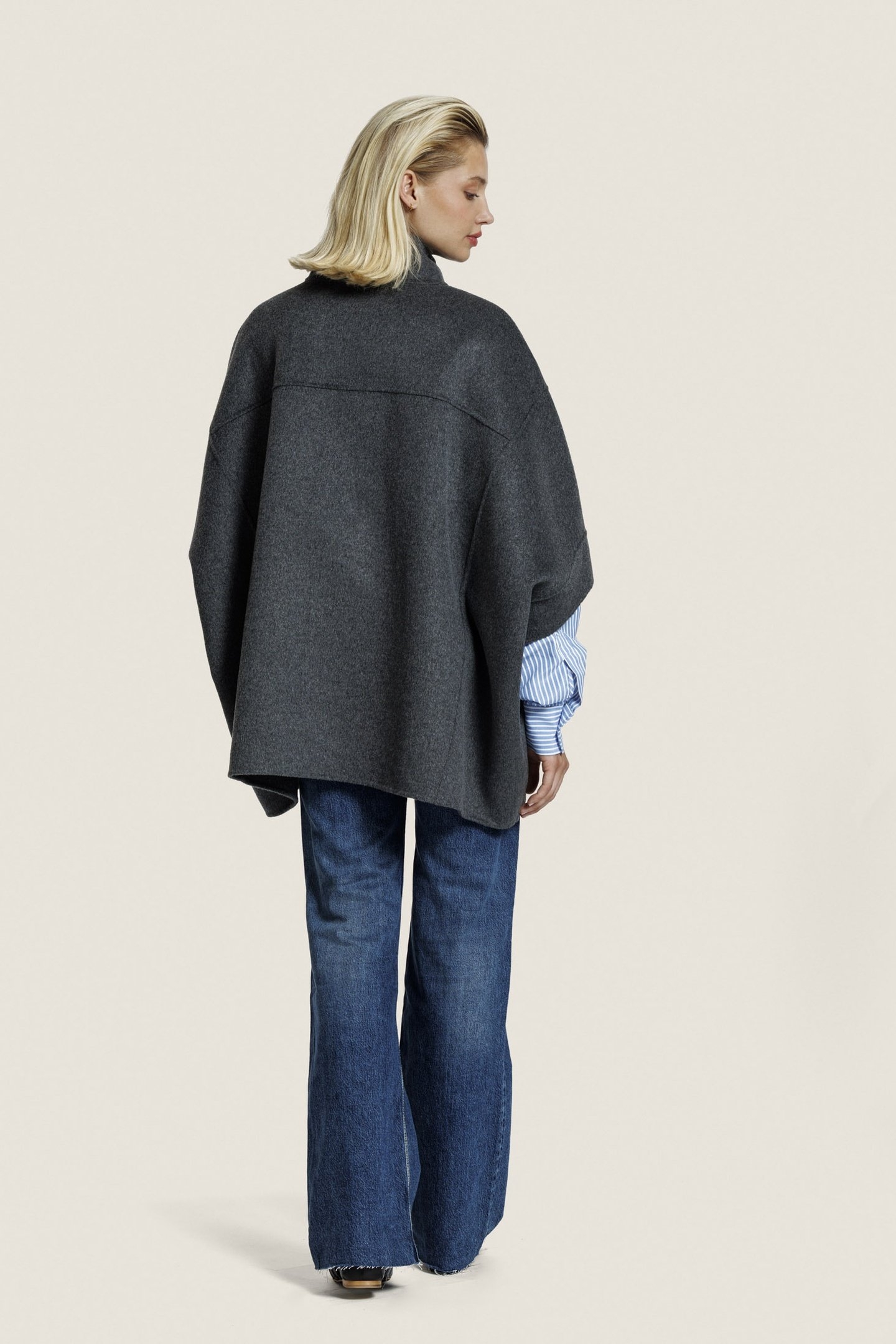 IVY WOOL JACKET D. GREY MELANGE 3