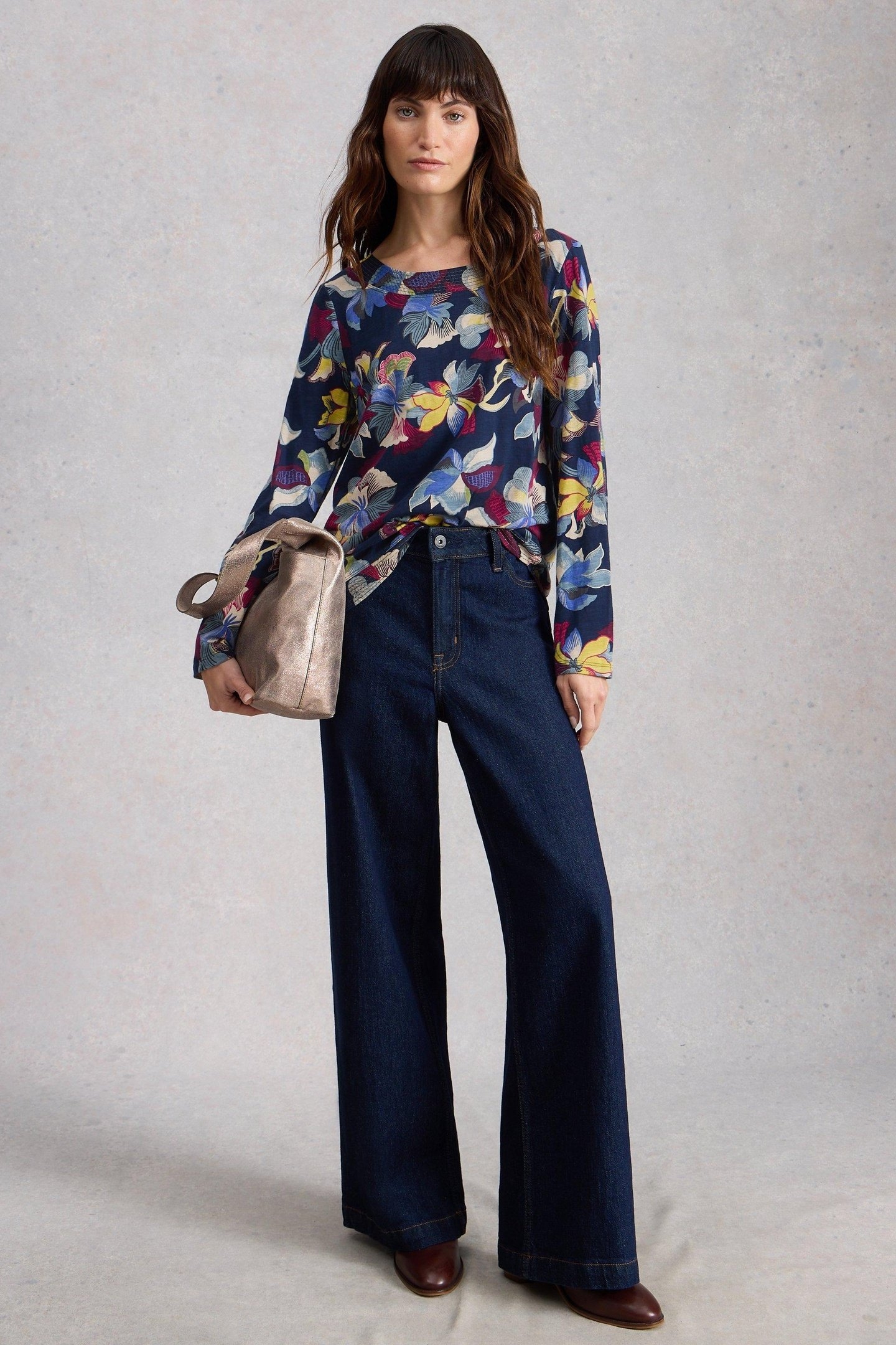 WEAVER LS TEE NAVY PRINT 1