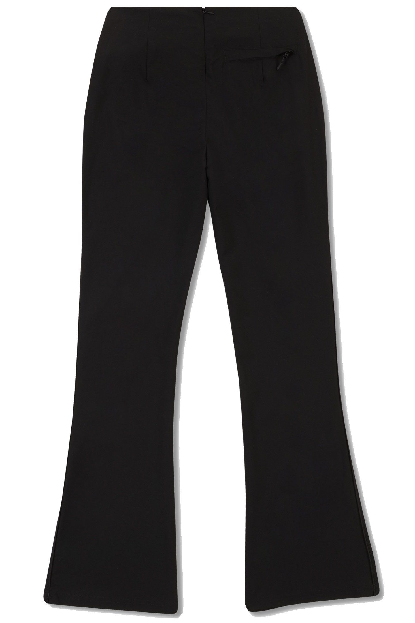SIMONETTA FLARED 4-WAY STRETCH PANTS BLACK 4