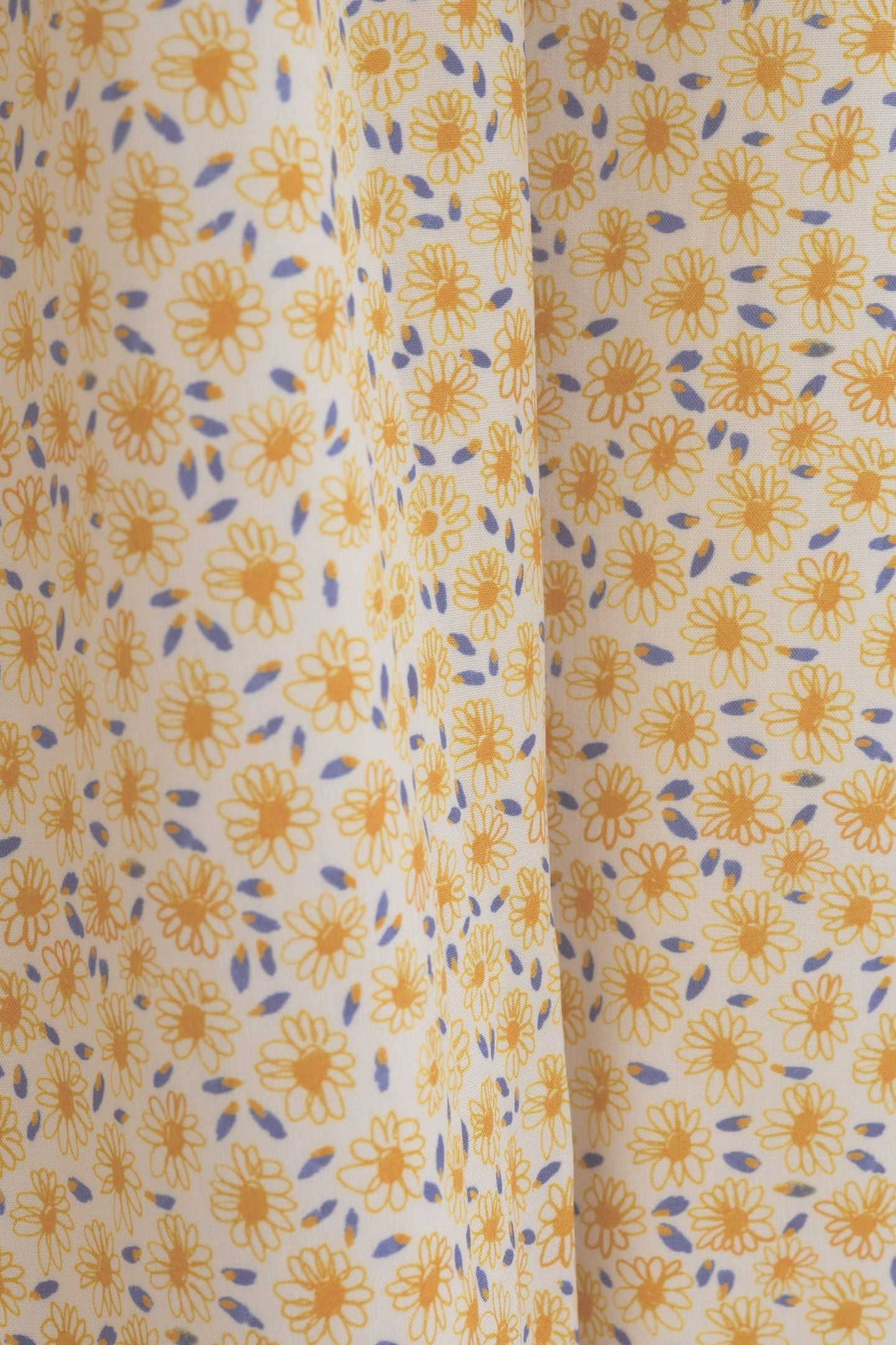 FLORAL PRINT LONG DRESS YELLOW 7