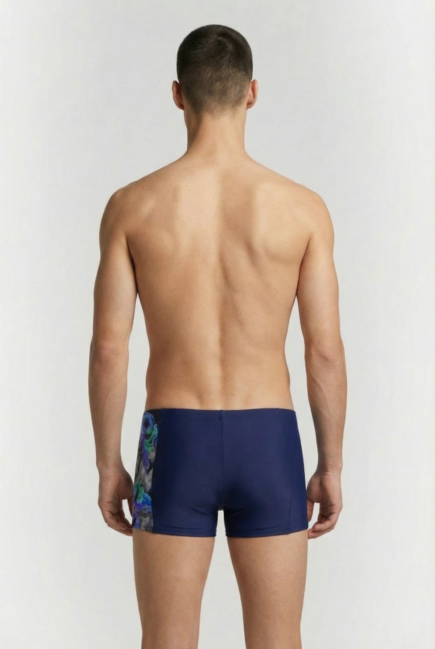 MEN'S ARENA IMAGINARY SWIM SHORT NAVY MULTI 2