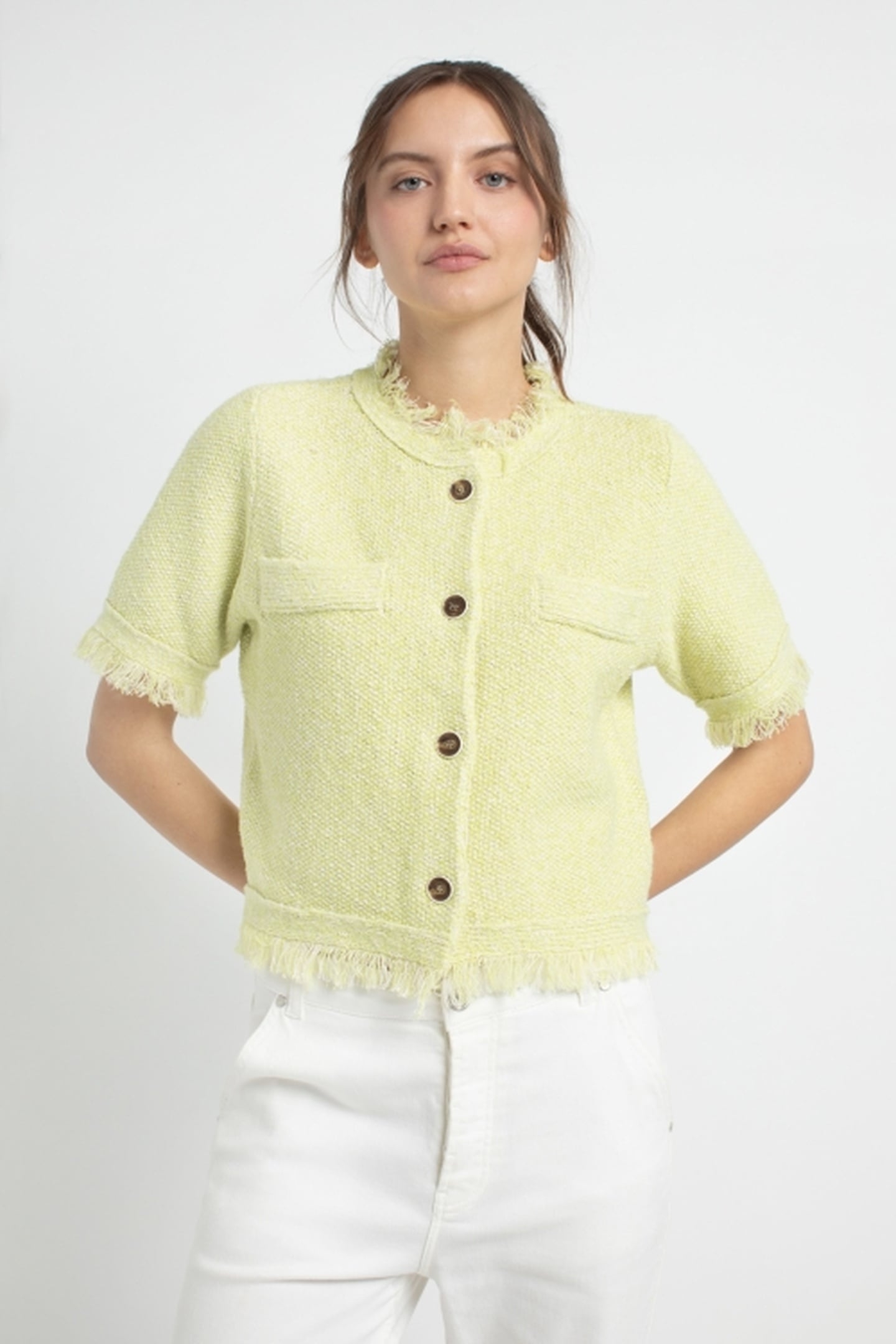 JOOSJE CARDIGAN KEY LIME 1