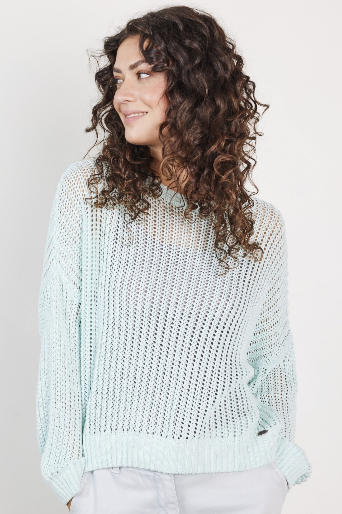 PULLOVER ALESSIA SURF GREEN 1