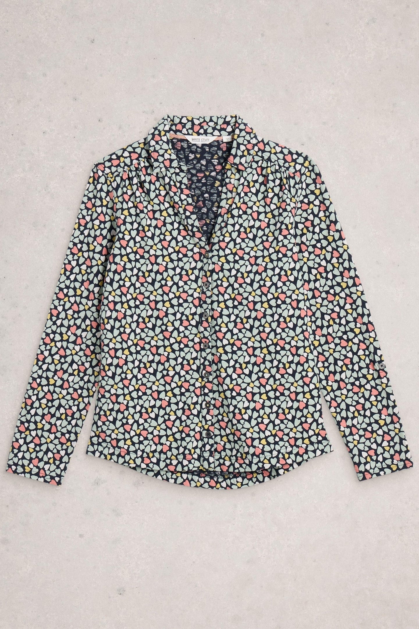 ANNIE JERSEY SHIRT BLUE MULTI 3