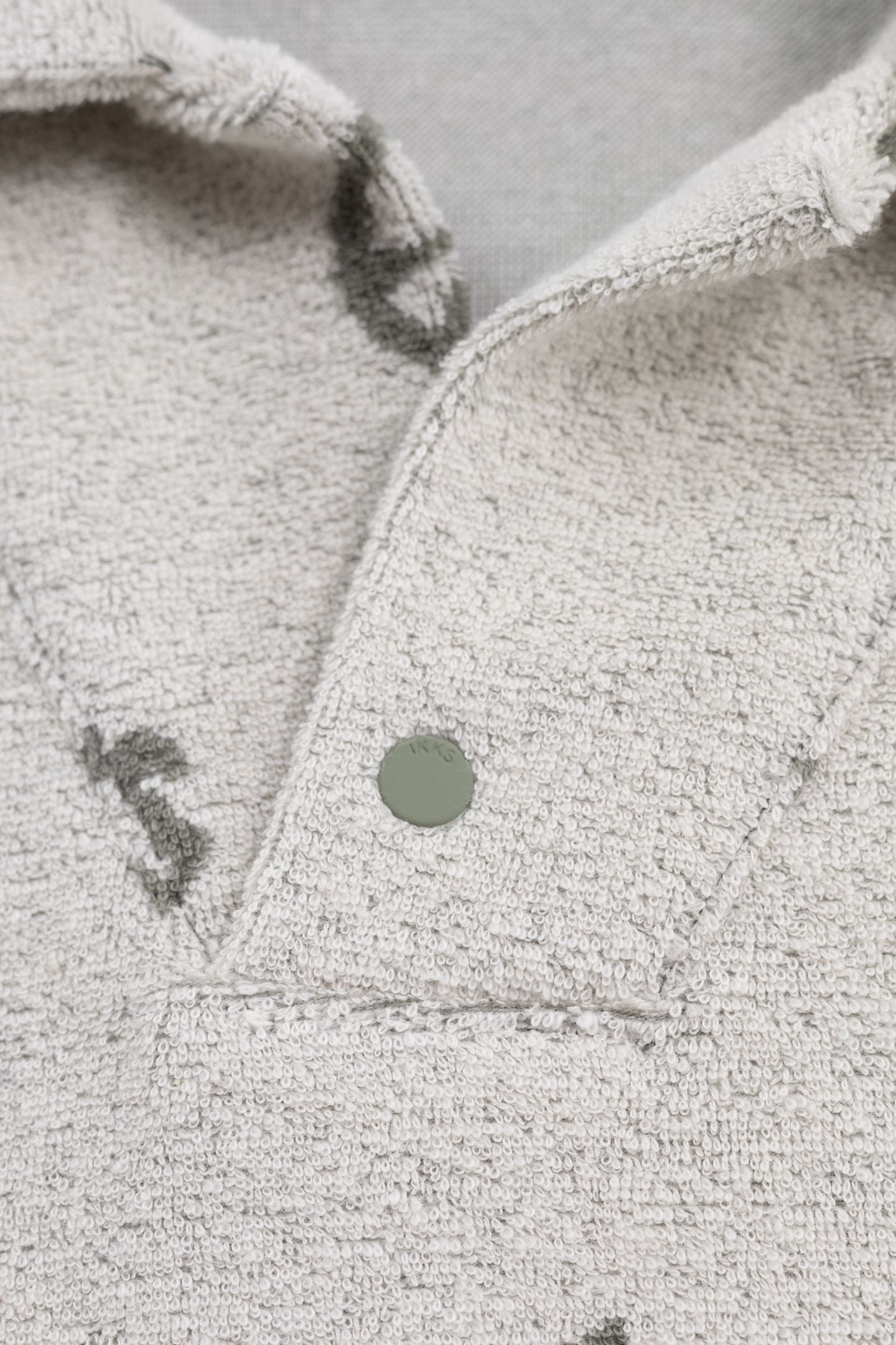 PEACE AND LOVE KHAKI TERRY POLO SHIRT 5