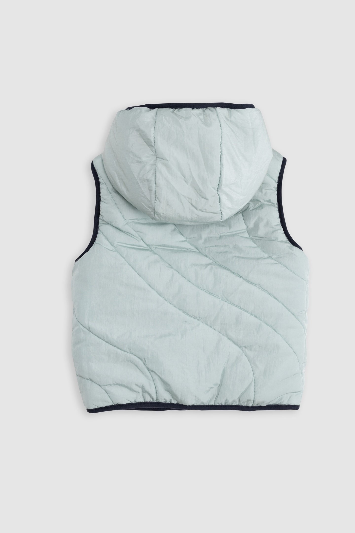 BEIGE AND WATER GREEN REVERSIBLE PADDED JACKET 5