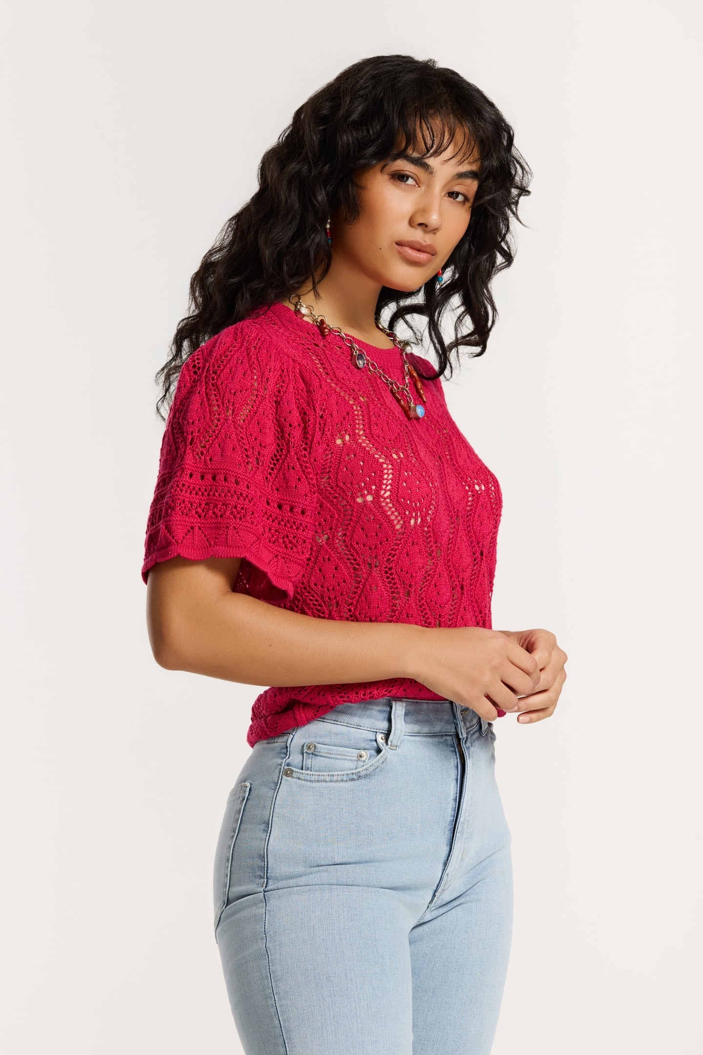 HANNAH SWEATER RED CERISE 6