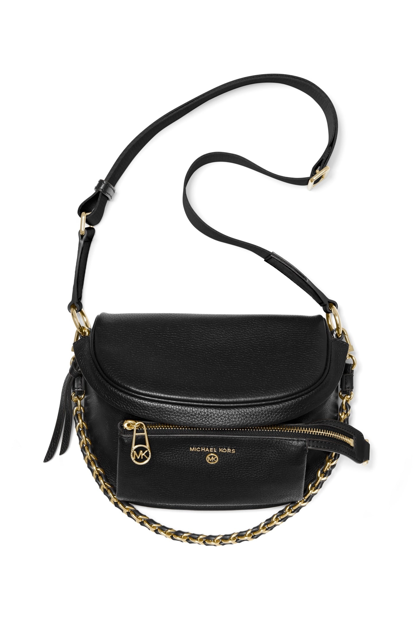 MEDIUM SLING PACK MESSENGER BAG BLACK 2