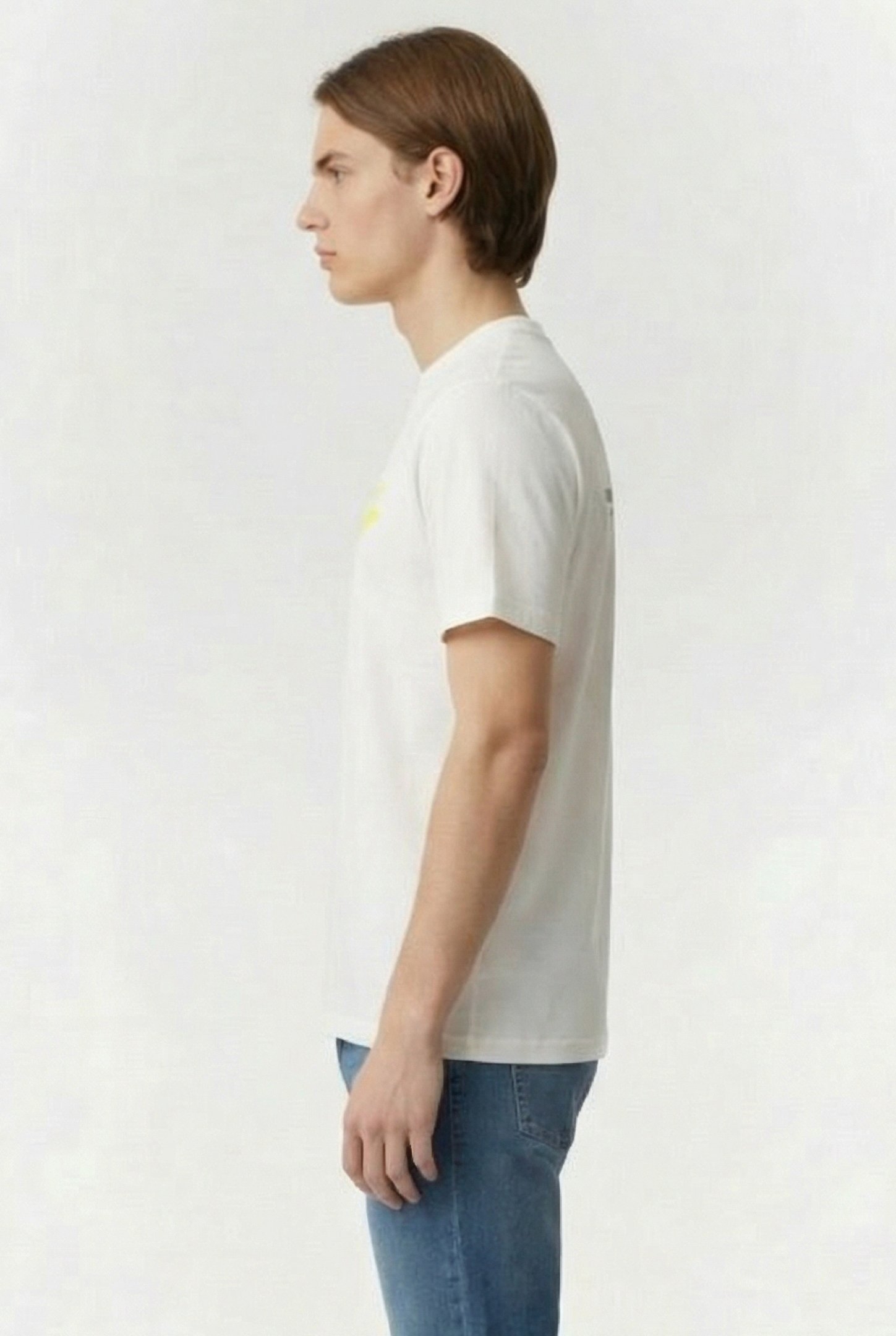 UNISEX T-SHIRT GRAPHICS MPH WHITE-YELLOW 6