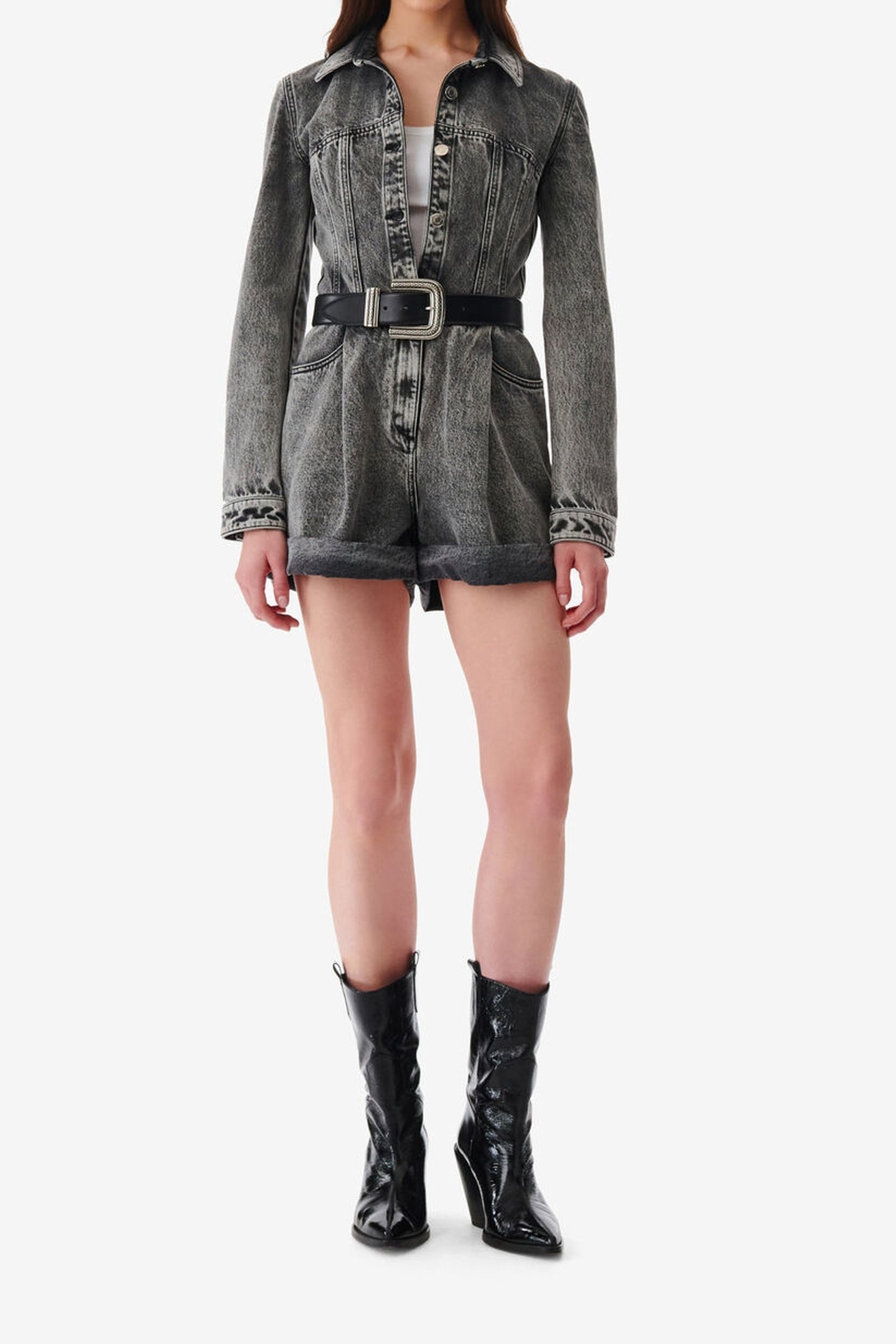 TILLI PLAYSUIT SNOW BLACK 2