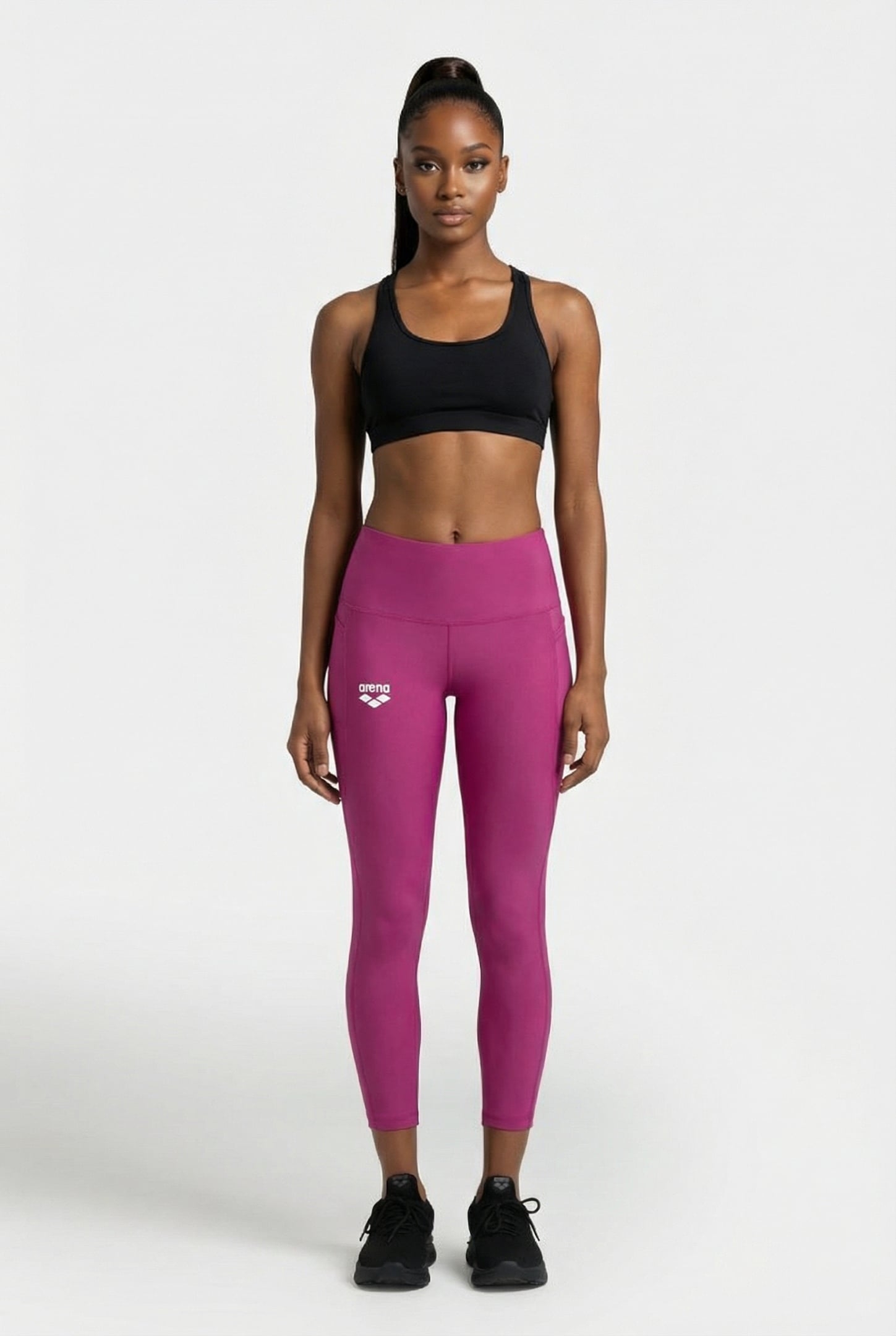 WOMEN'S 7/8 TIGHT PANEL RED FANDANGO 1