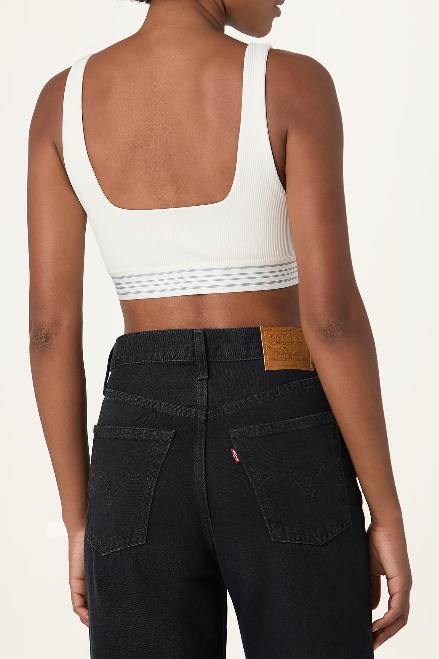 BELLAGIO RIBBED BRA TOP EGRET 3