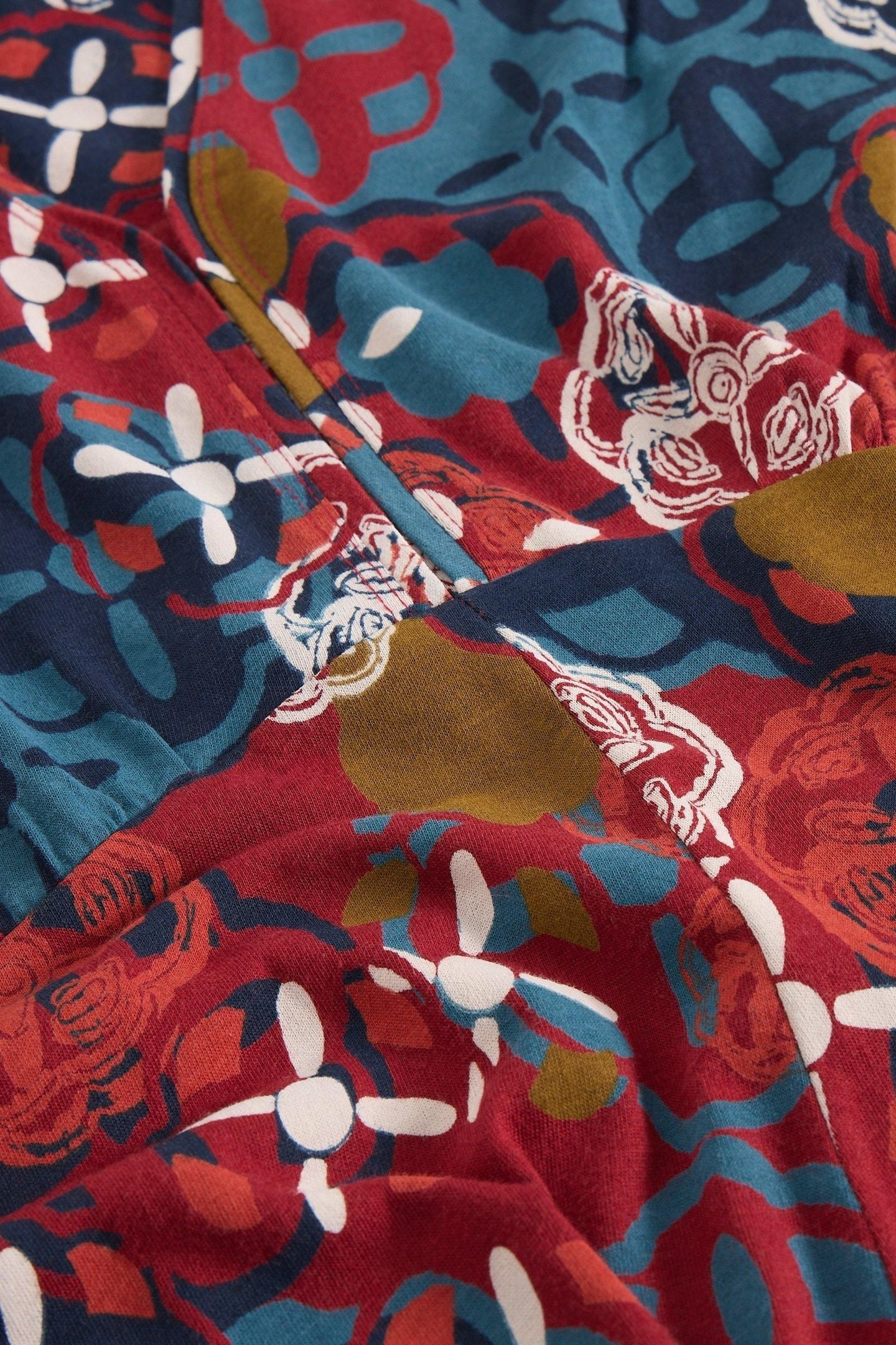 MEGAN JERSEY DRESS CHARTREUSE MULTI 5