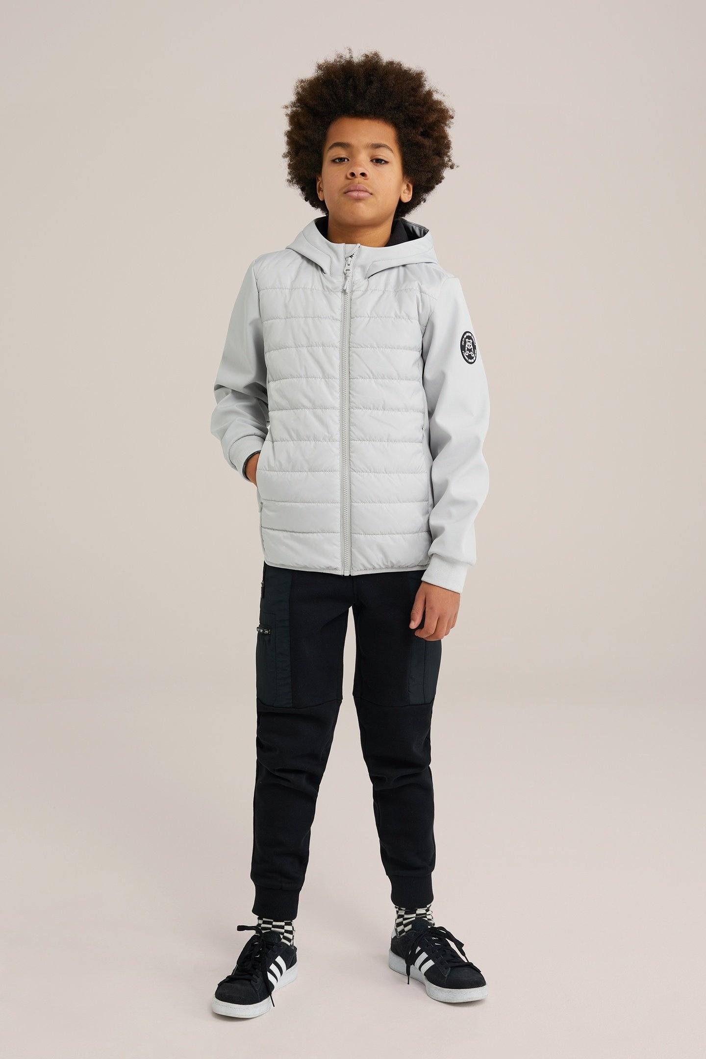 JACKET NORMAL LENGTH LIGHT GREY 2