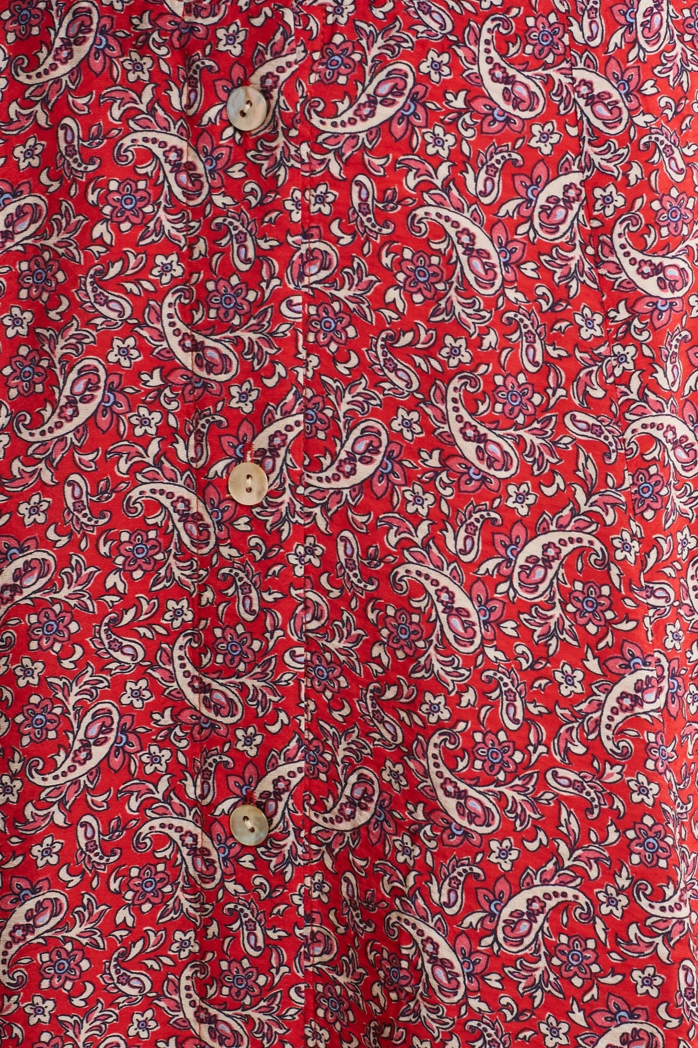 RED PAISLEY PRINT MIDI SKIRT CARMINE RED 6