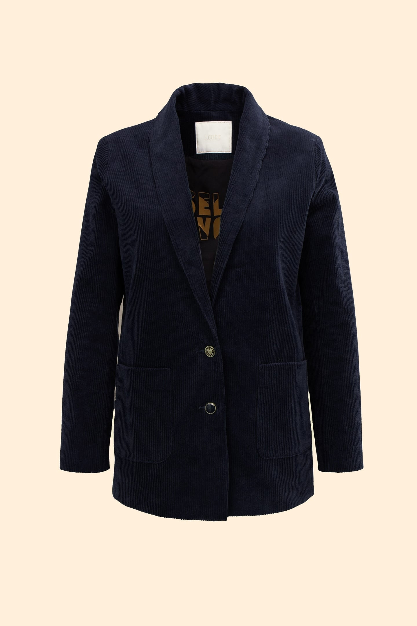 NAVY CORDUROY SUIT JACKET MARINE 4