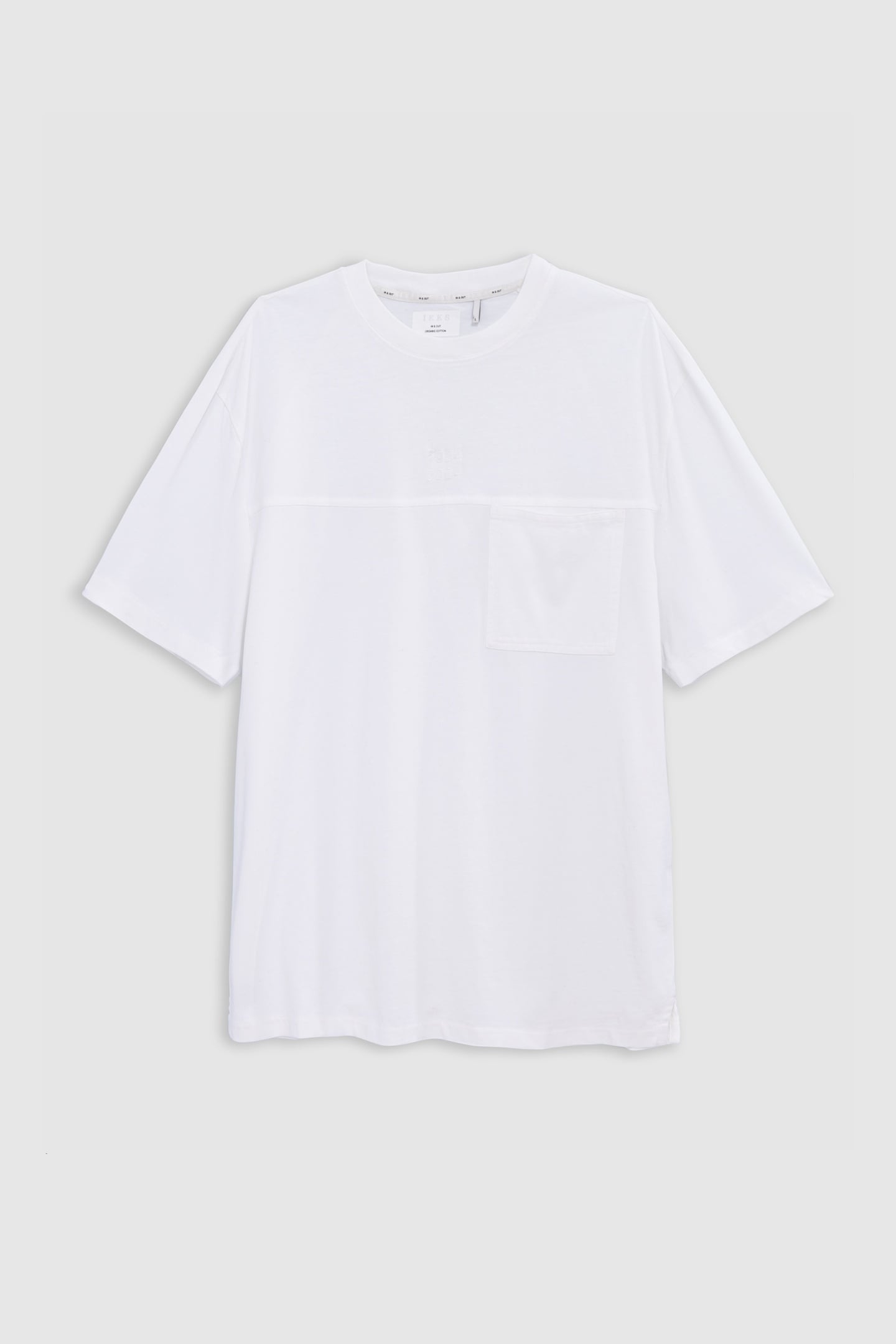 WHITE ORGANIC COTTON T-SHIRT WITH EMBROIDERED DATES 5