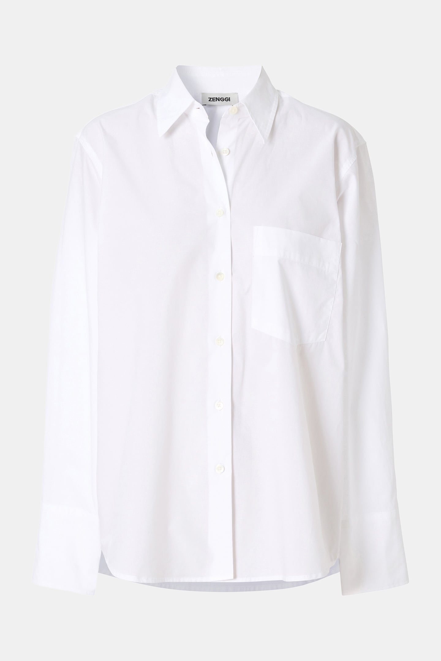 WHITE POPLIN SHIRT WHITE 4