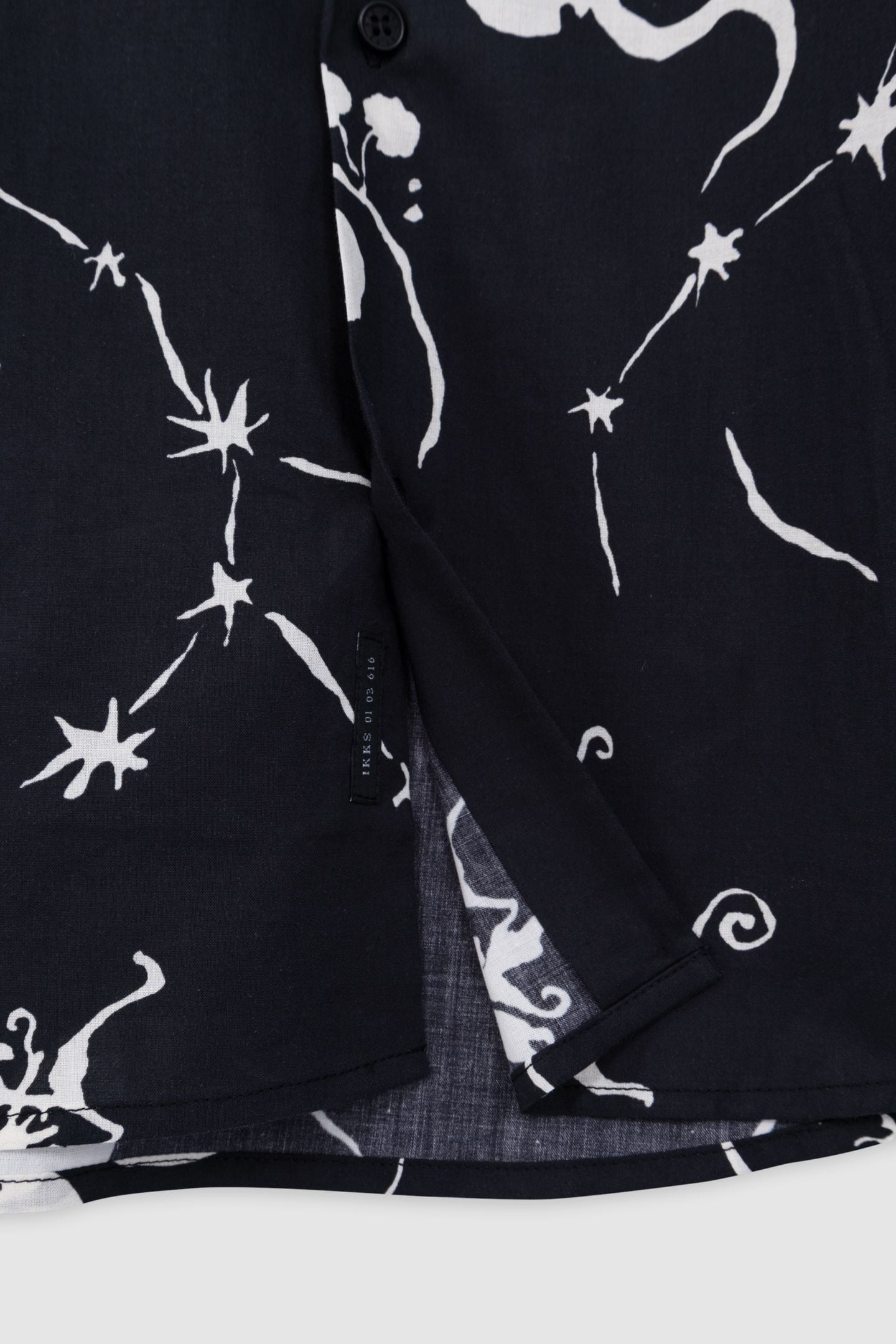 BLACK REGULAR SHIRT WITH STAR PRINT 7