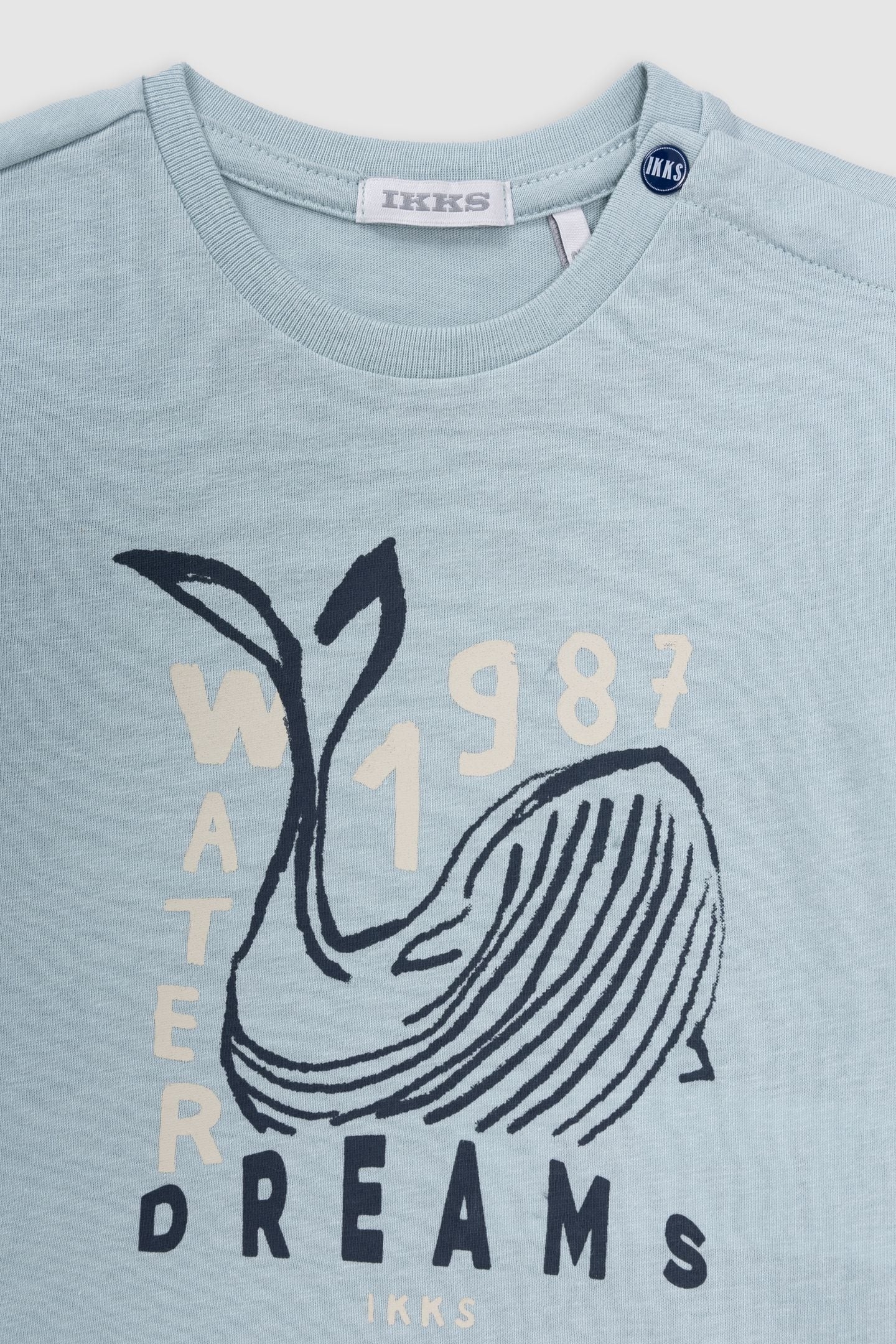 GREEN ORGANIC COTTON WHALE T-SHIRT 2