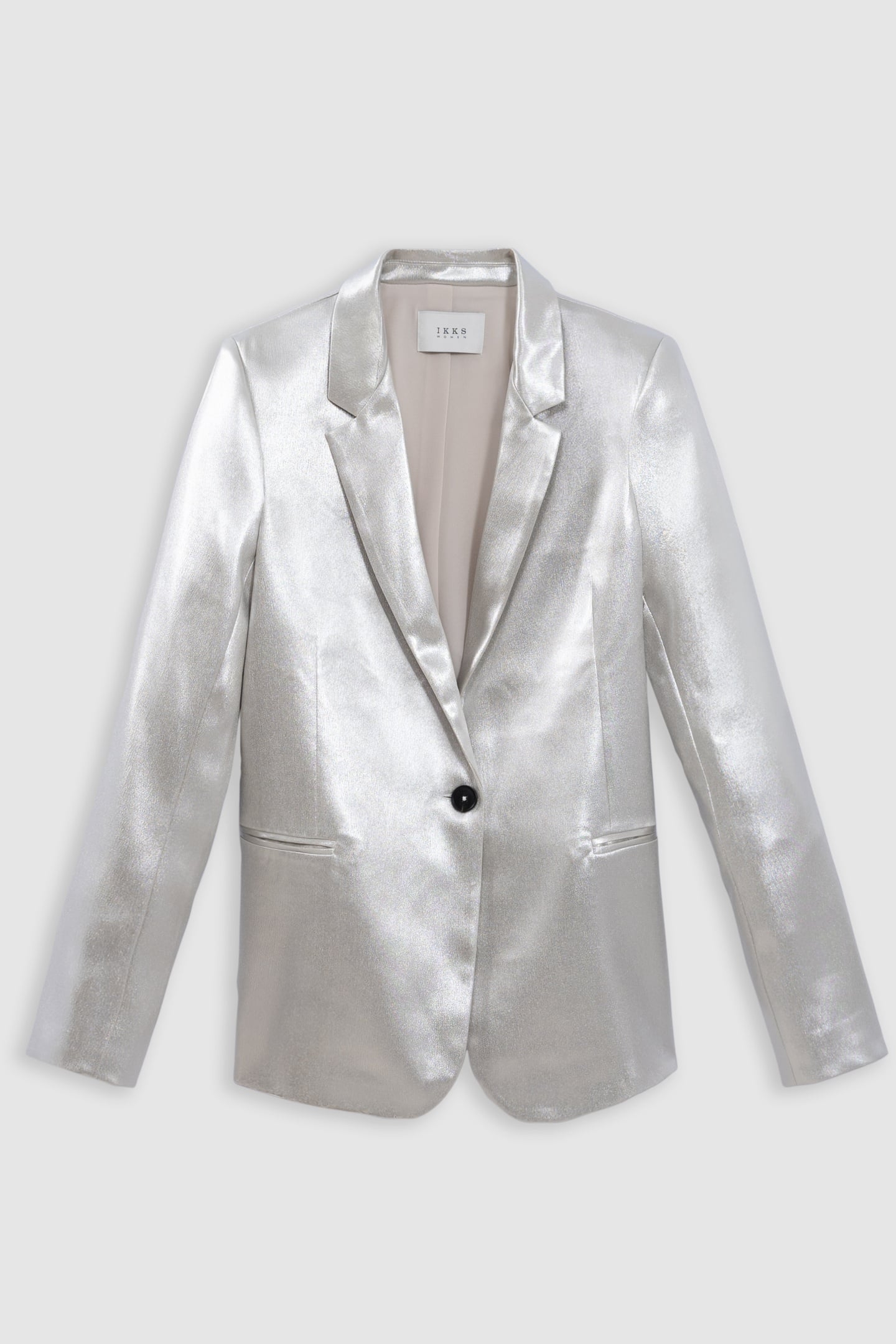 COATED SILVER SUIT JACKET 5