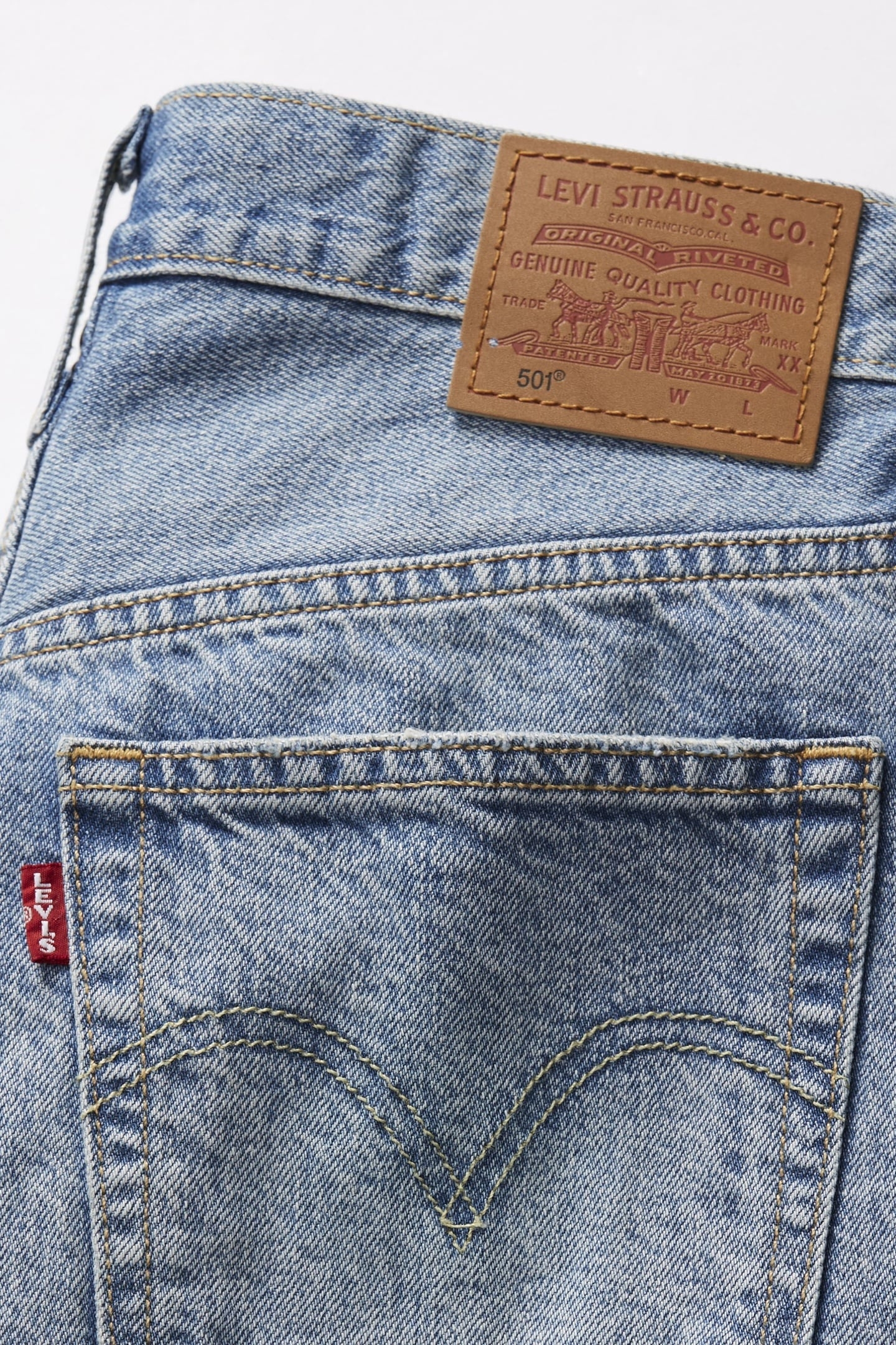 501 MID THIGH SHORT LW FUN FLARE LIGHTW 8