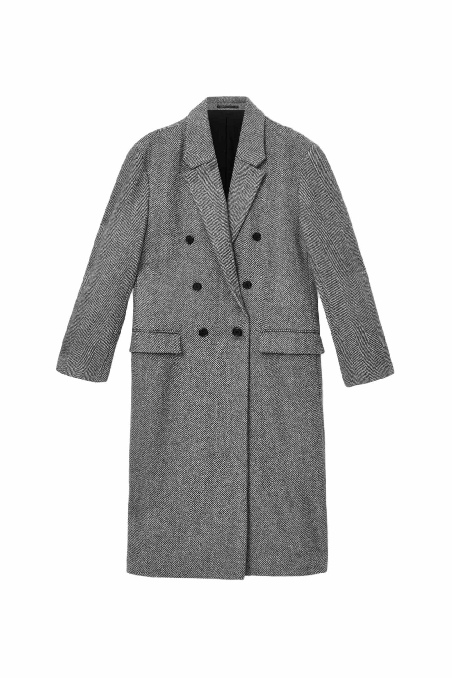 EZRA COAT BLACK/WHITE 5