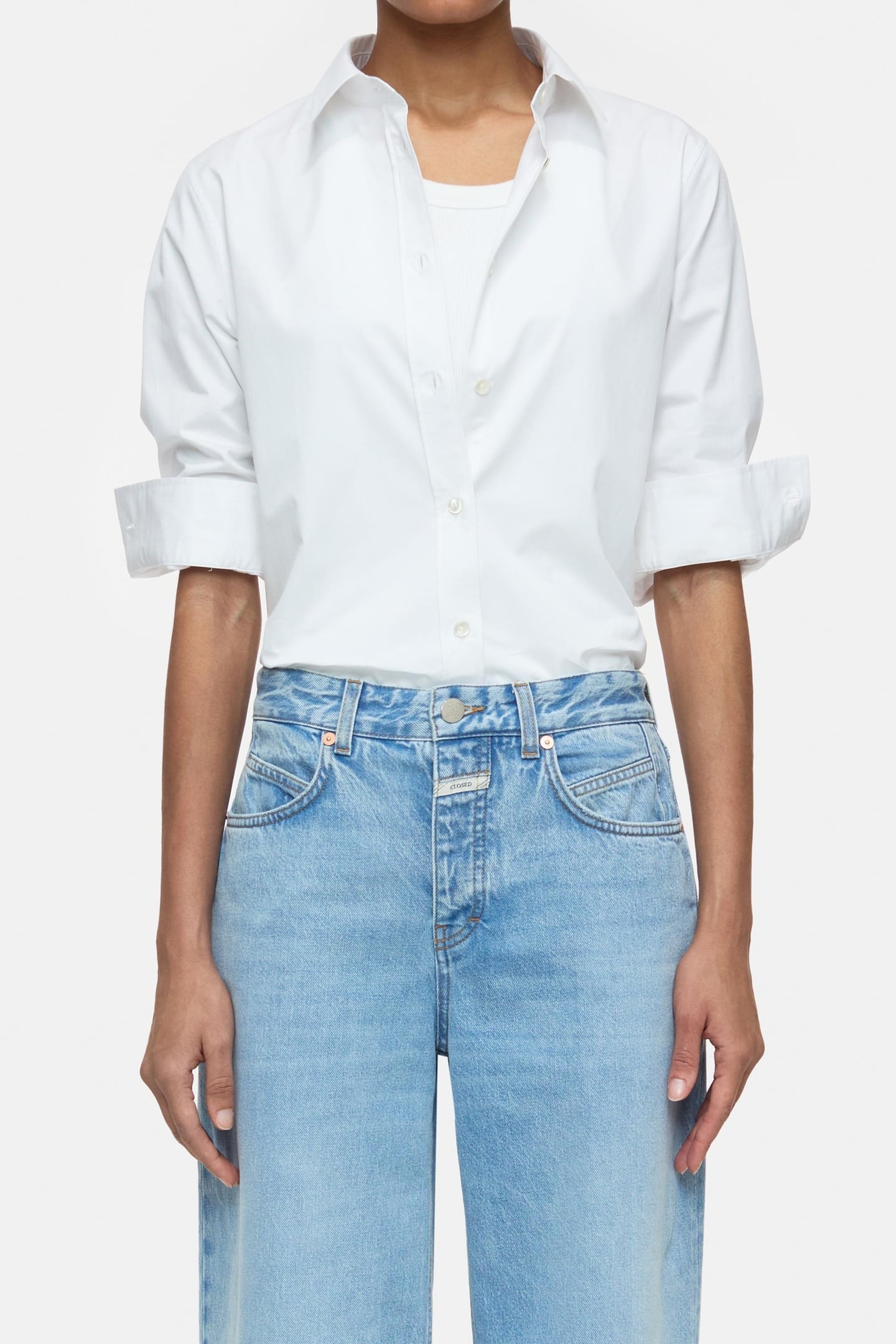 LONG SLEEVE SHIRT SHIRTS & BLOUSES WHITE 5