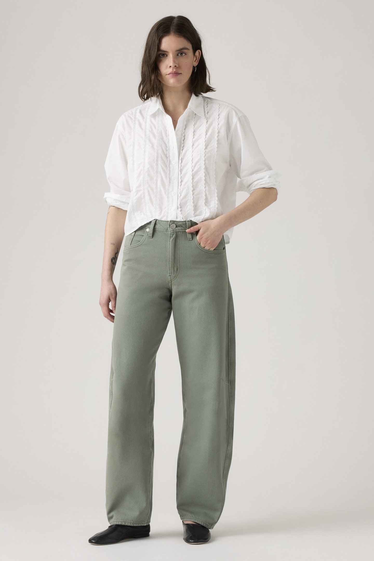 BAGGY DAD BARREL WASHED LAUREL WREATH GD 2