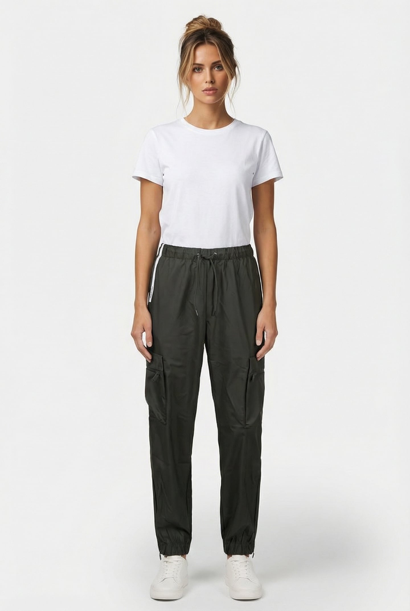 CARGO RAIN PANTS REGULAR W3 GREEN UNISEX 2