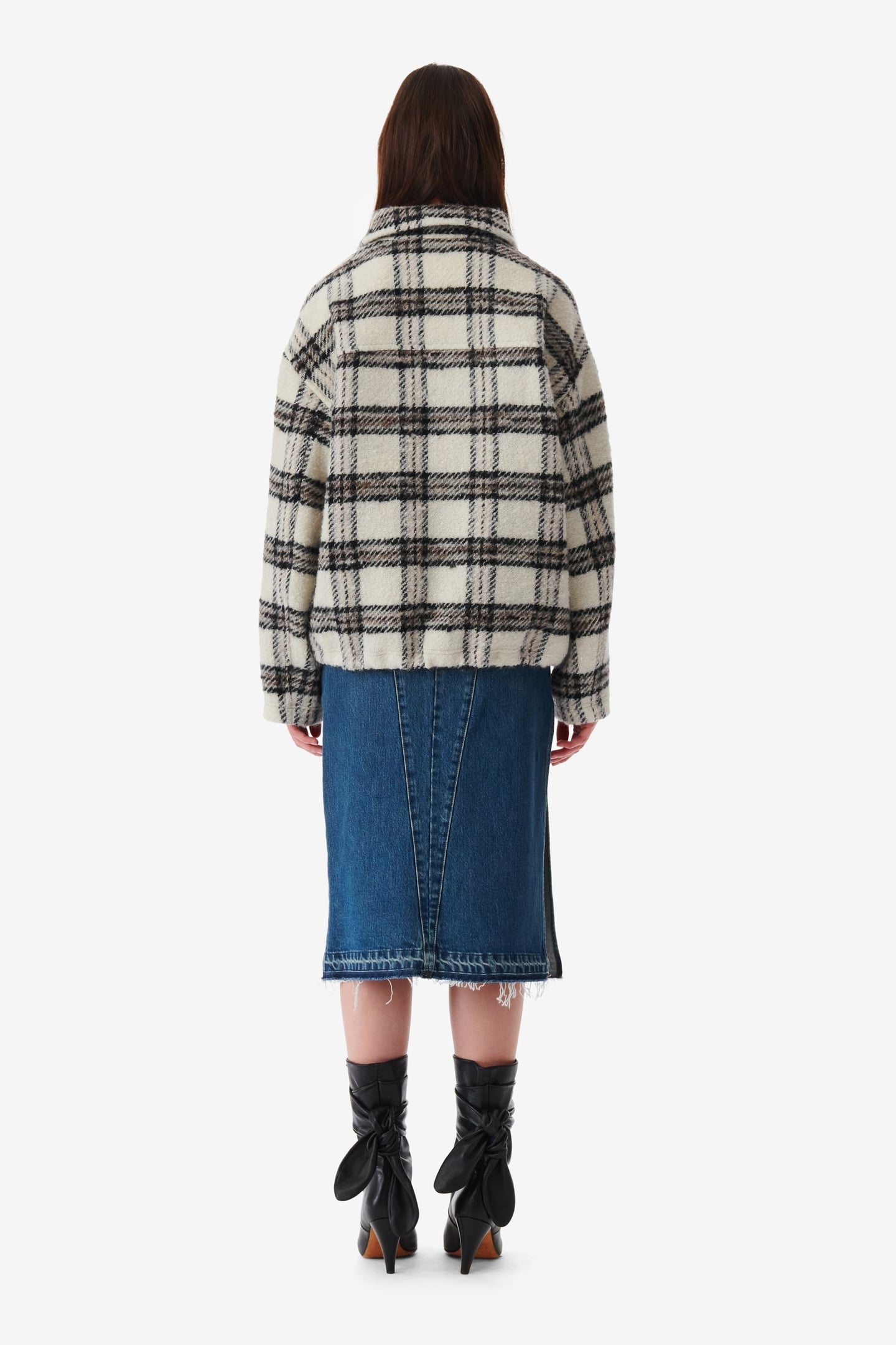 BIKA JACKET ECRU/BLACK/GREY 3