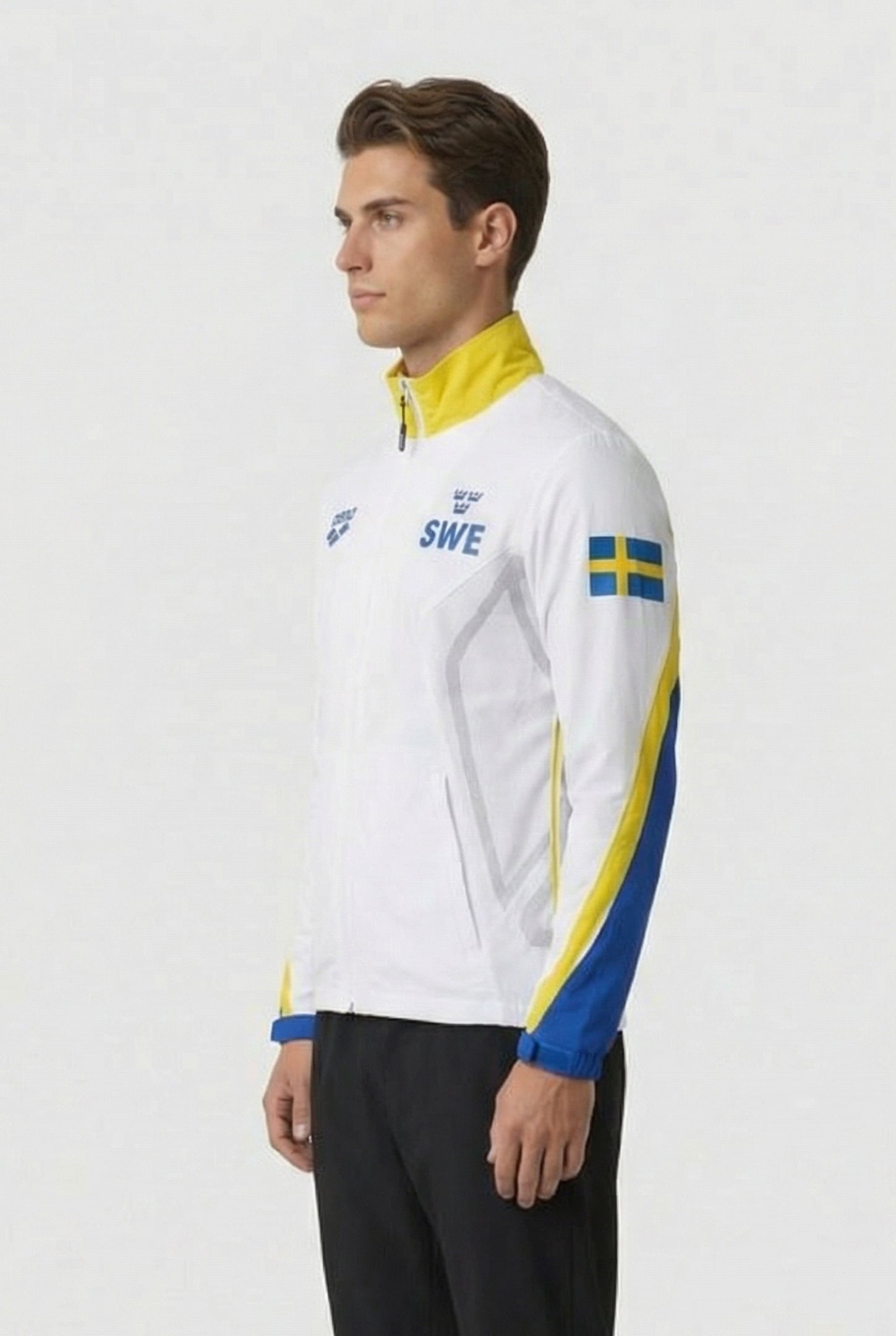 UNISEX SWEDEN WARM UP JACKET WHITE ROYAL 5